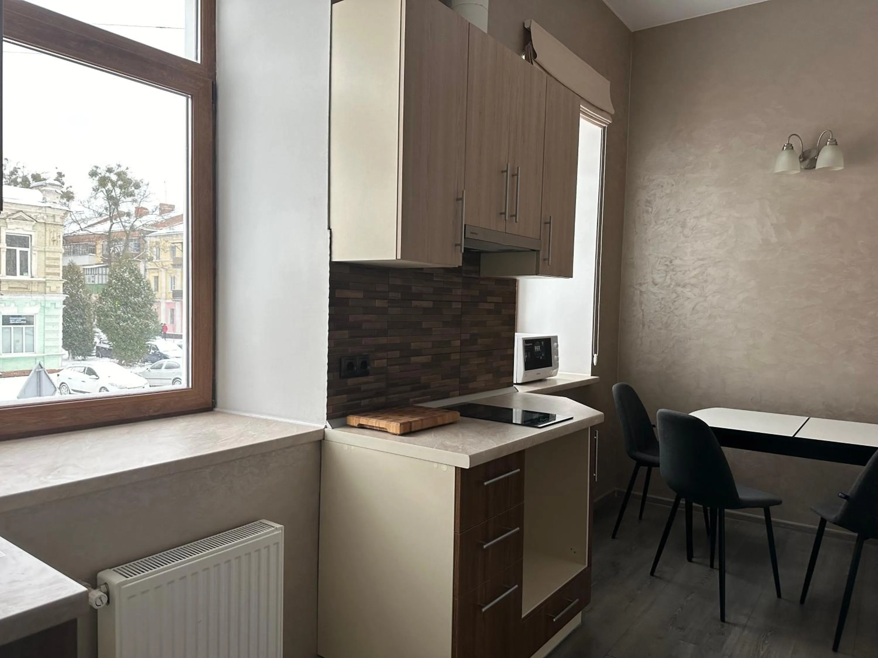 Dining area in Centralnyi hotel