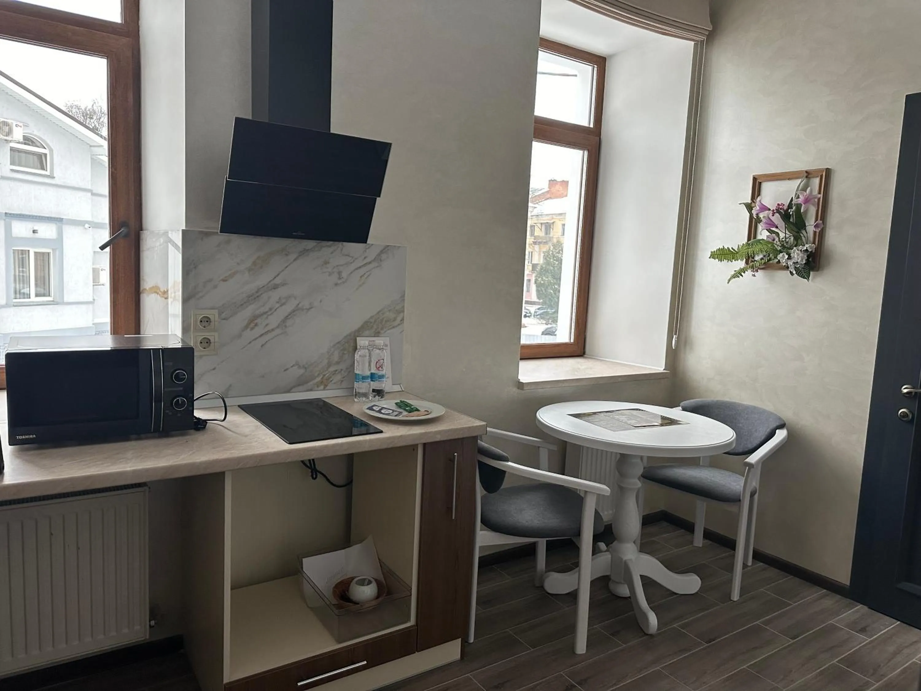 Dining area in Centralnyi hotel