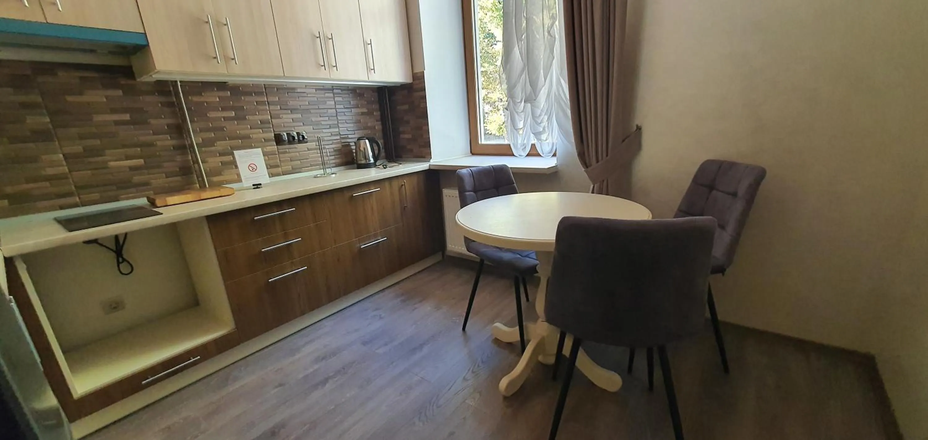 Dining area in Centralnyi hotel