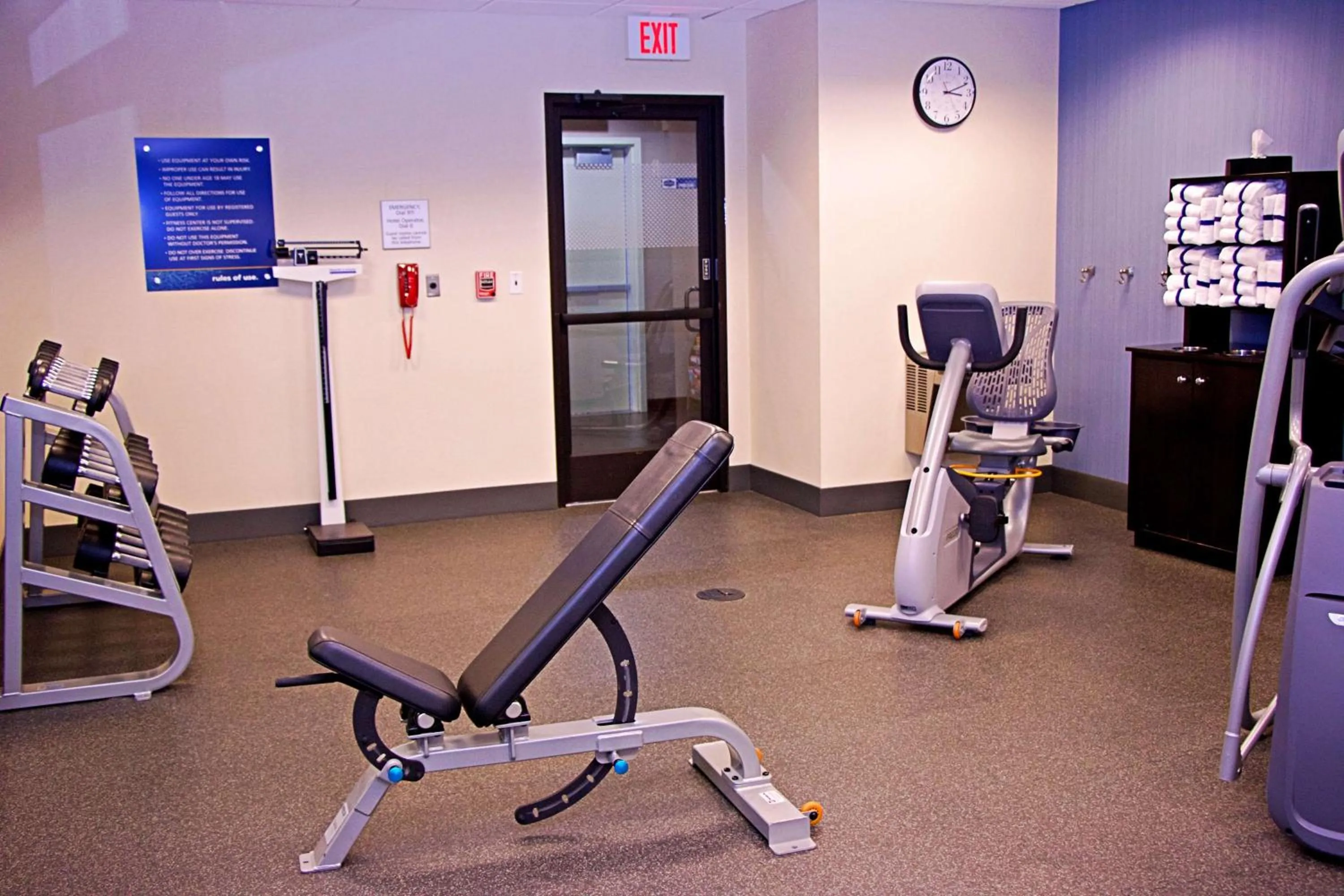 Fitness centre/facilities in Hampton Inn Sidney