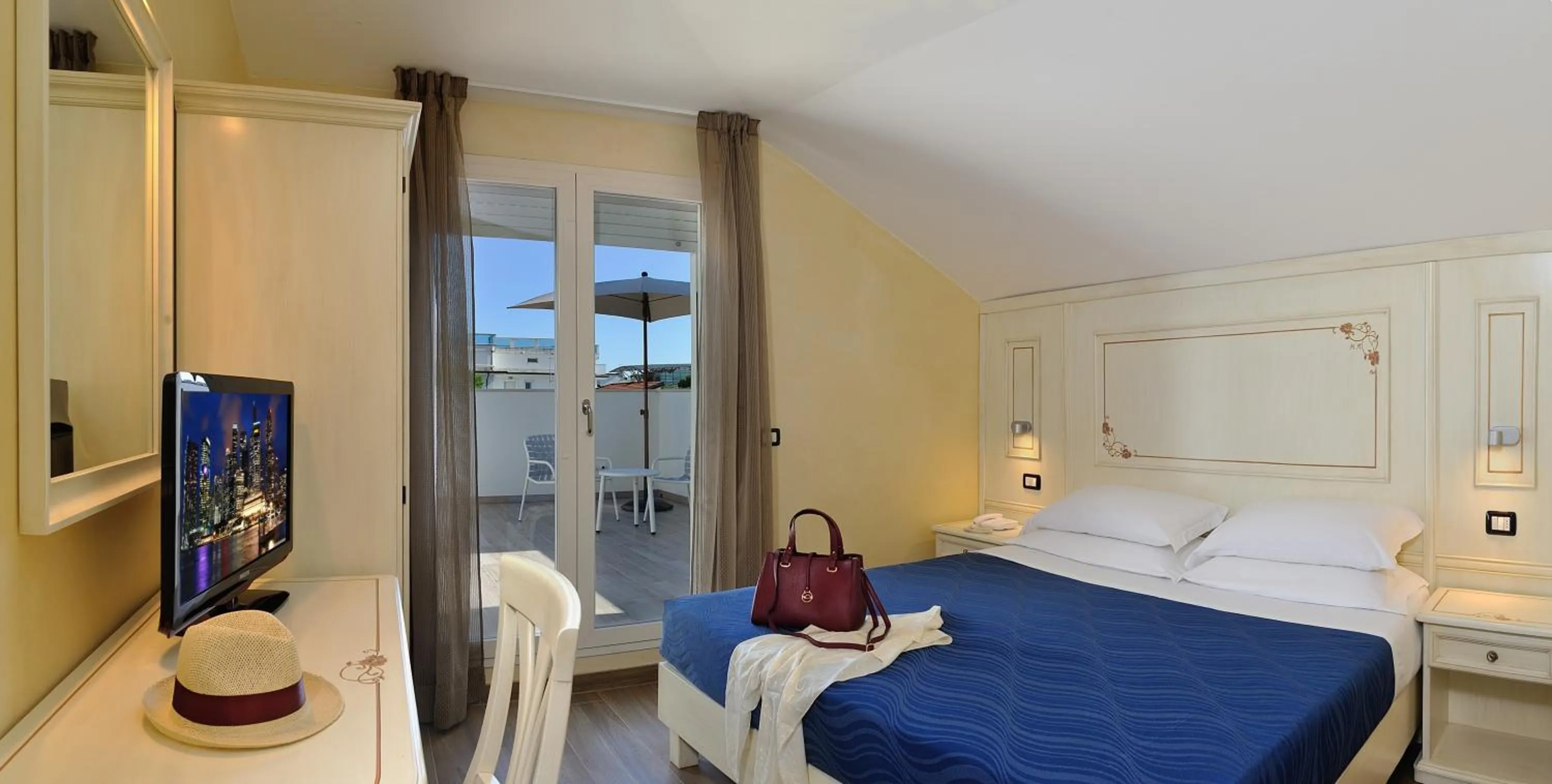 Balcony/Terrace in Hotel Marilena