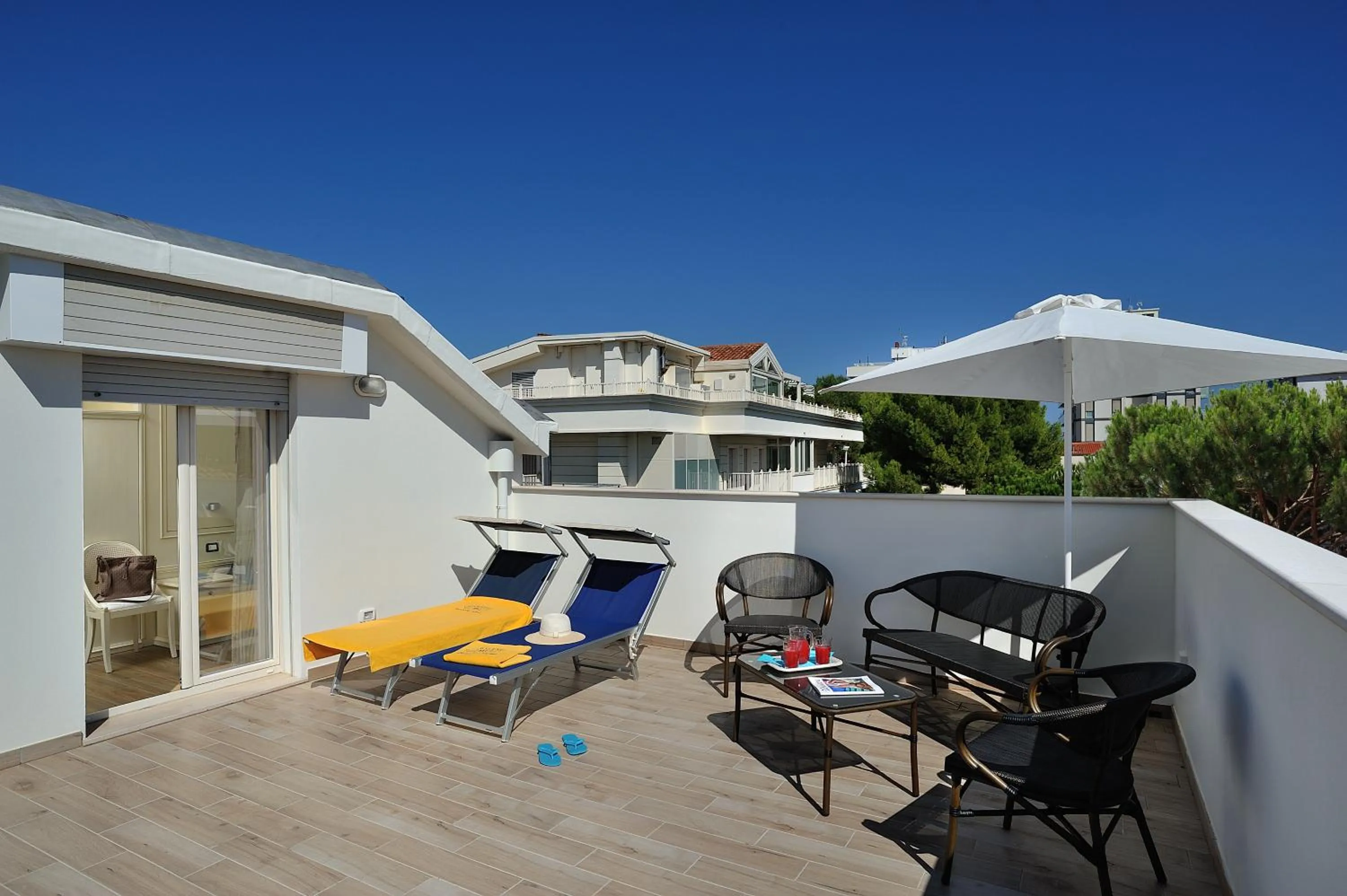 Balcony/Terrace in Hotel Marilena
