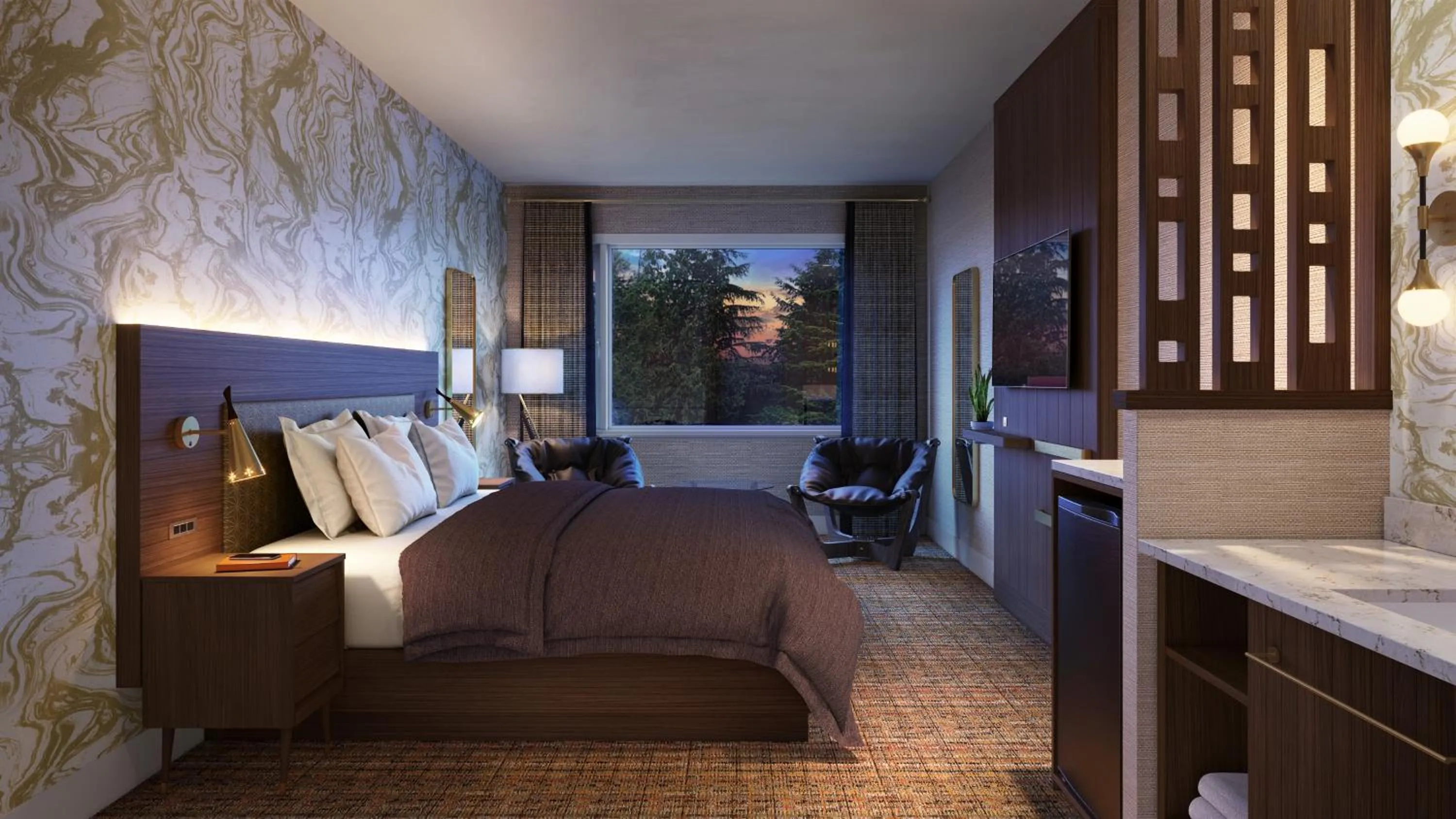 Bedroom, Bed in Hotel Zed Tofino