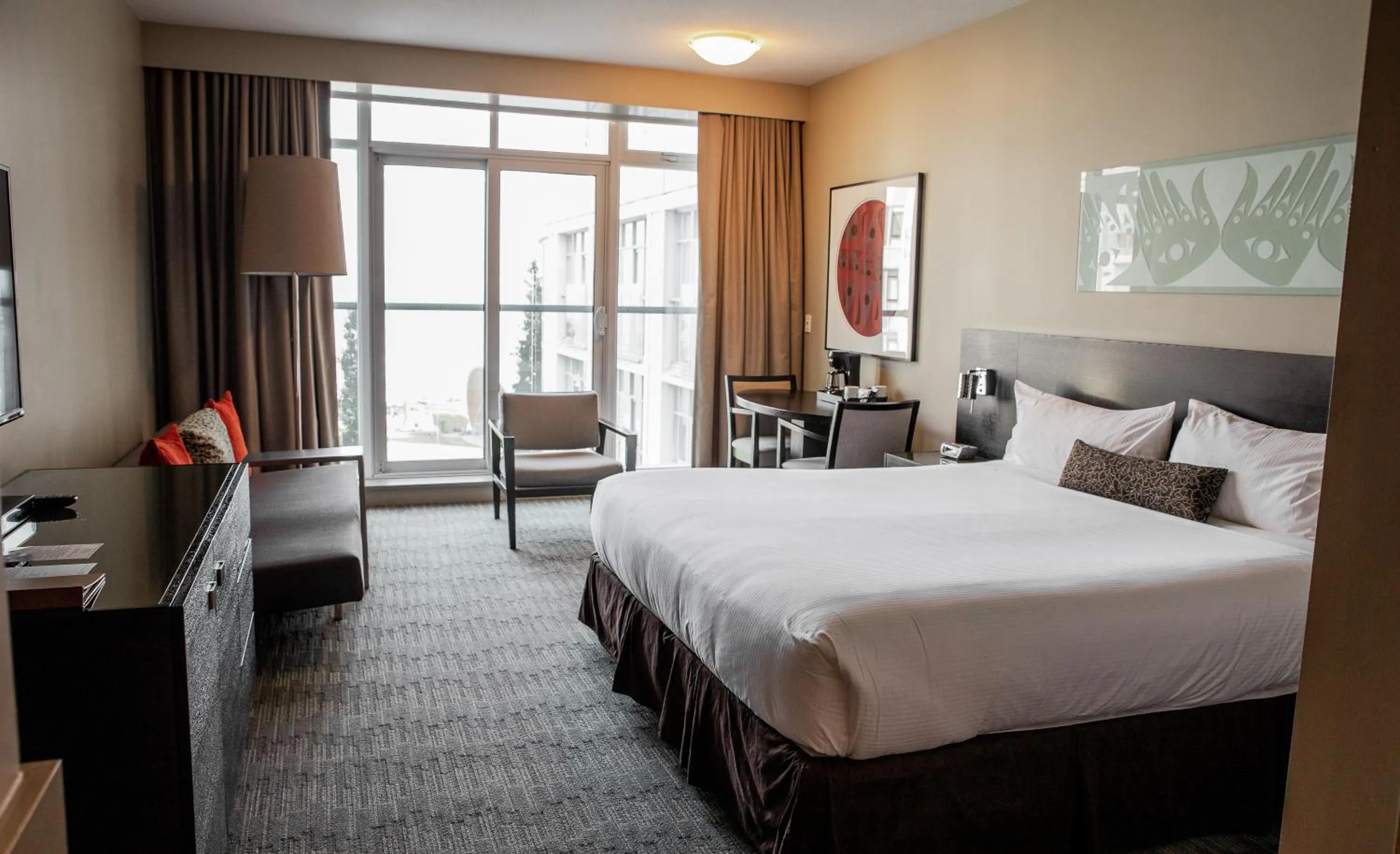 Bed in The Sidney Pier Hotel & Spa