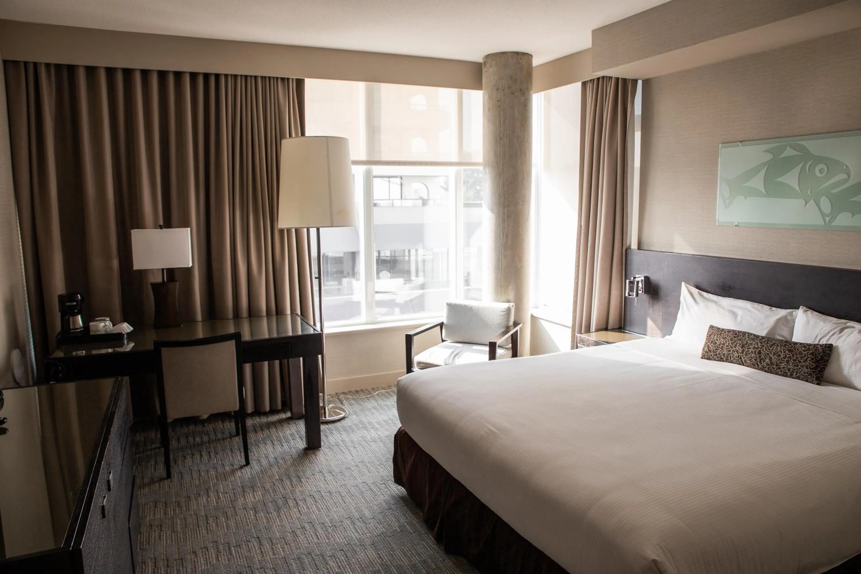 Bed in The Sidney Pier Hotel & Spa