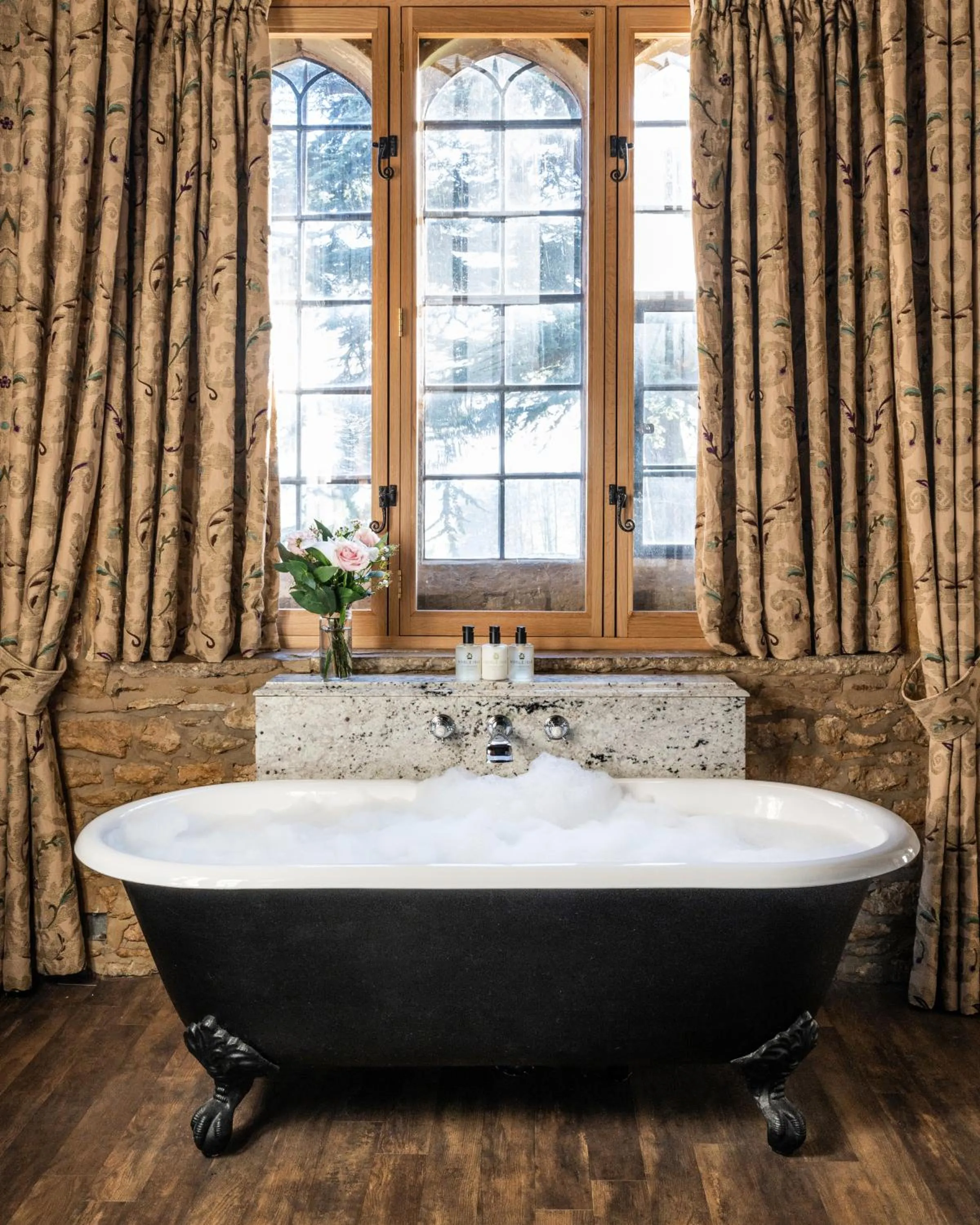 Bathroom in Fawsley Hall Hotel