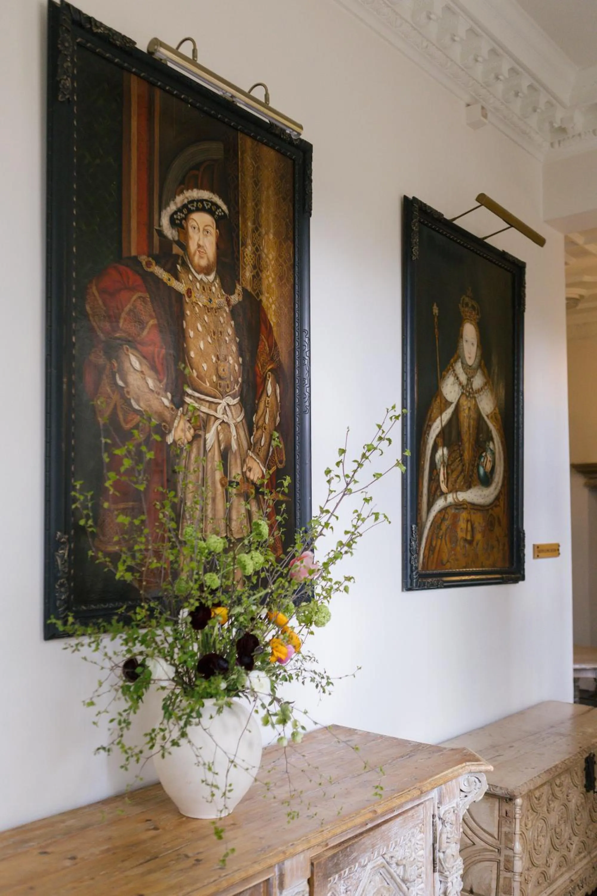 Decorative detail in Fawsley Hall Hotel