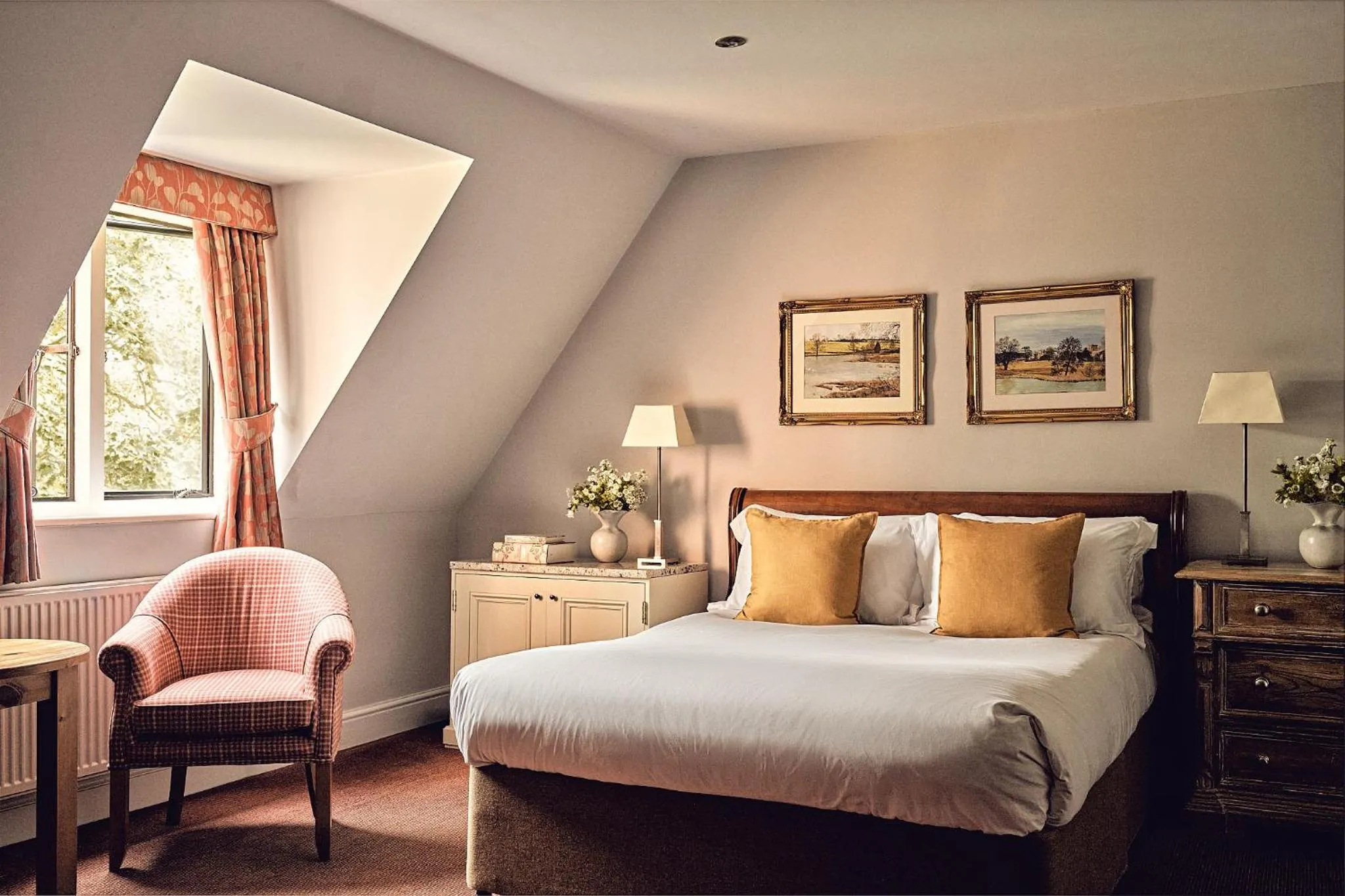 Bedroom, Bed in Fawsley Hall Hotel