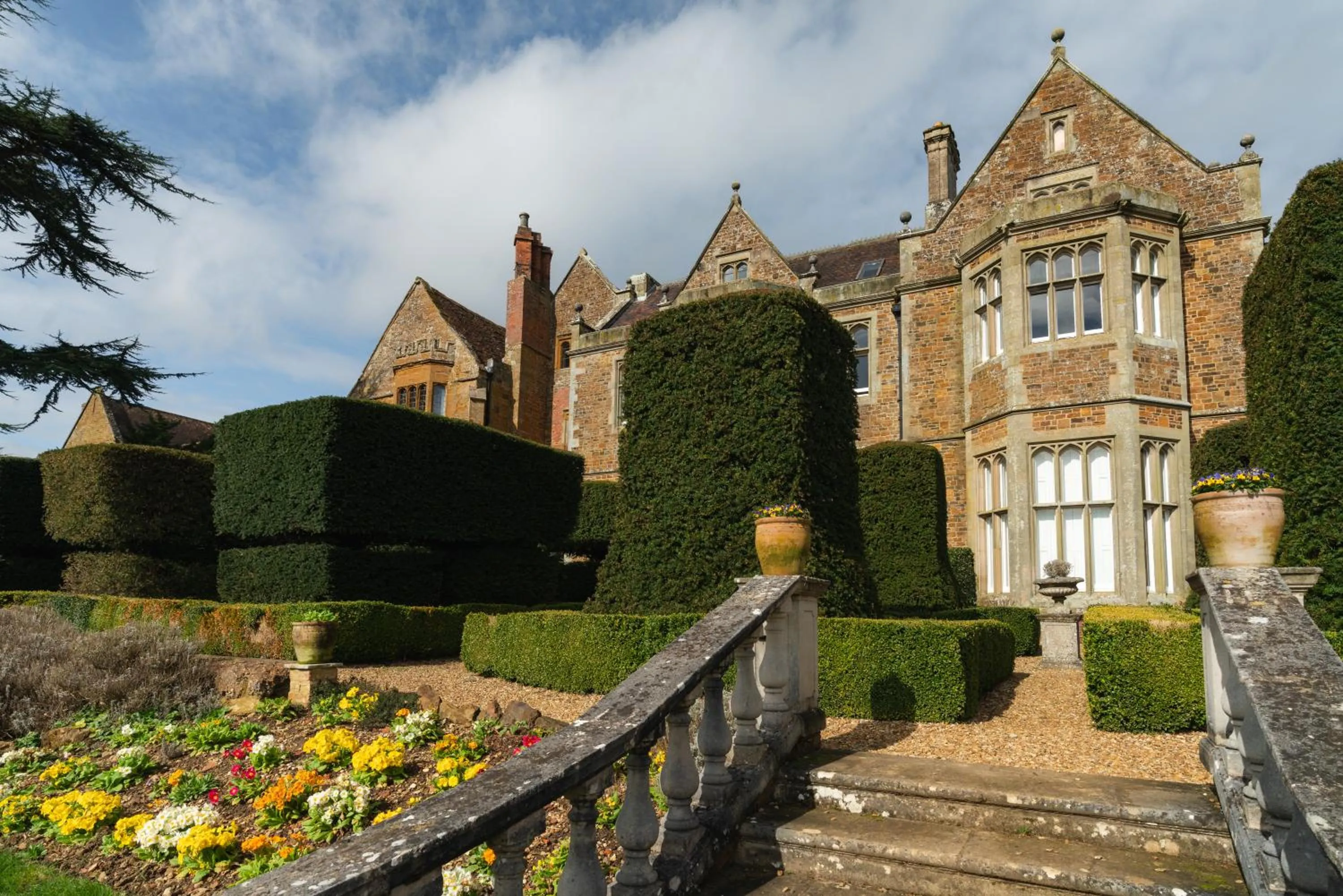 Property building in Fawsley Hall Hotel