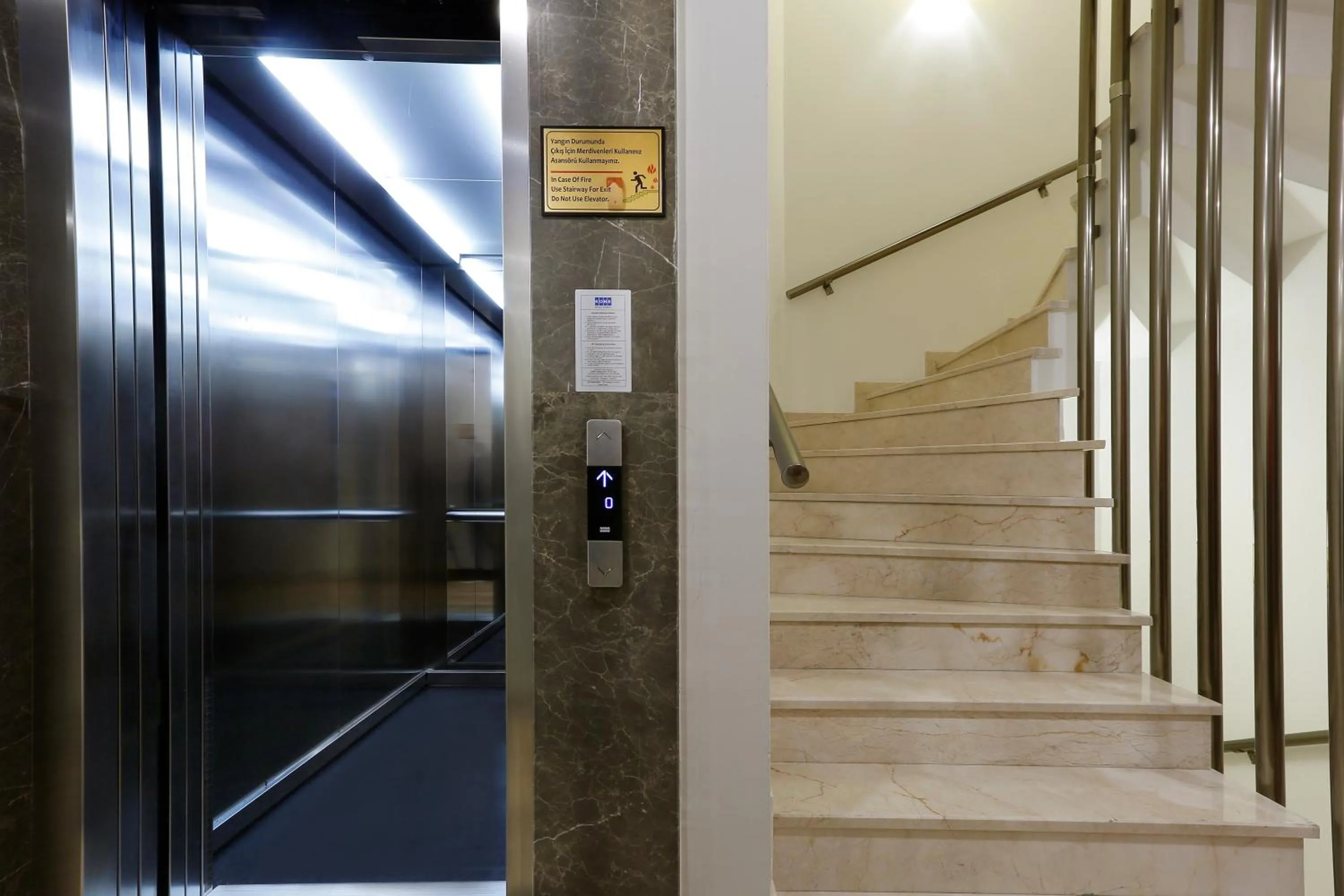 elevator in The White Orient Hotel