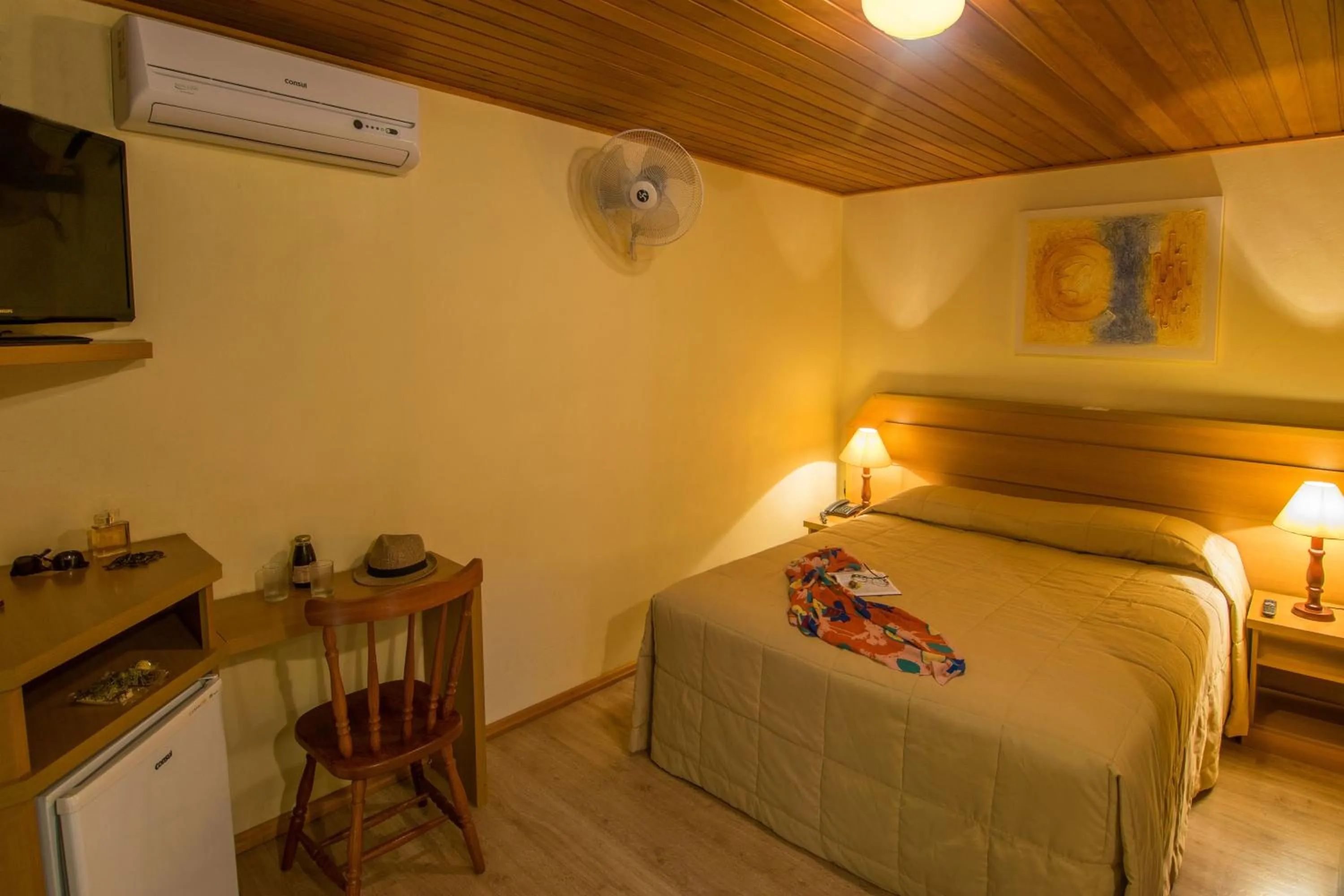 Bedroom, Bed in Hotel Sky Gramado