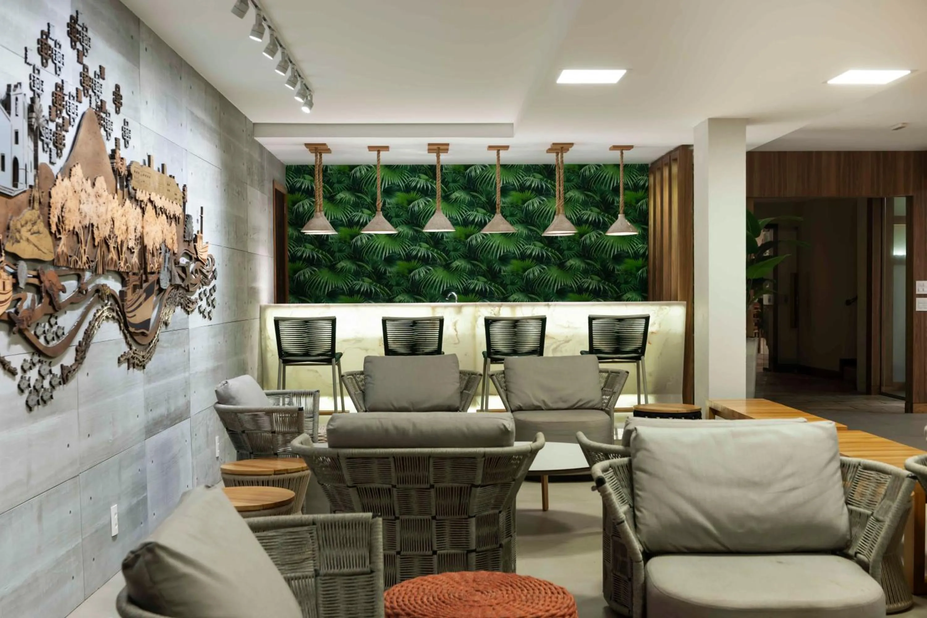 Living room in Hotel Pontal de Ubu