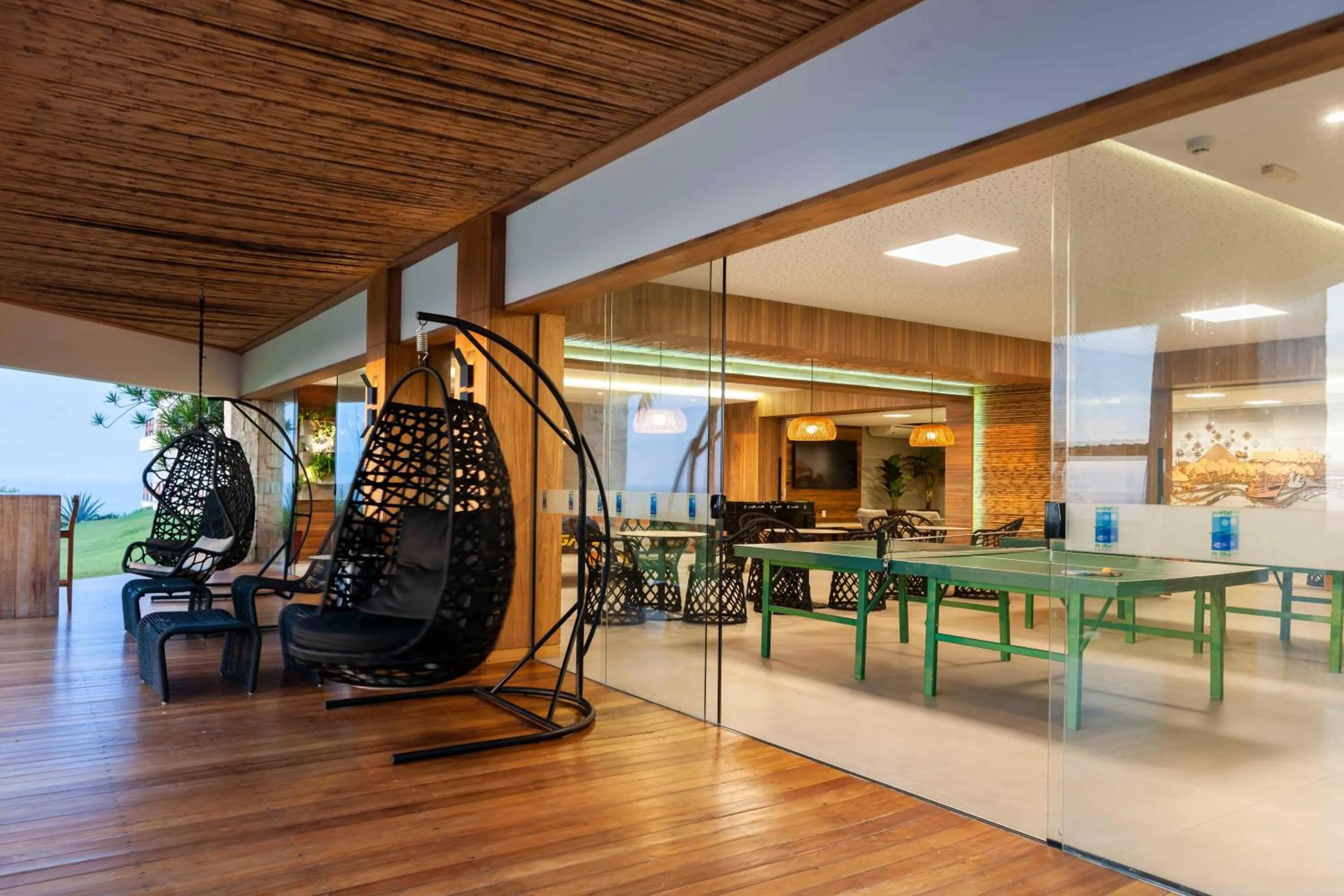 Patio in Hotel Pontal de Ubu