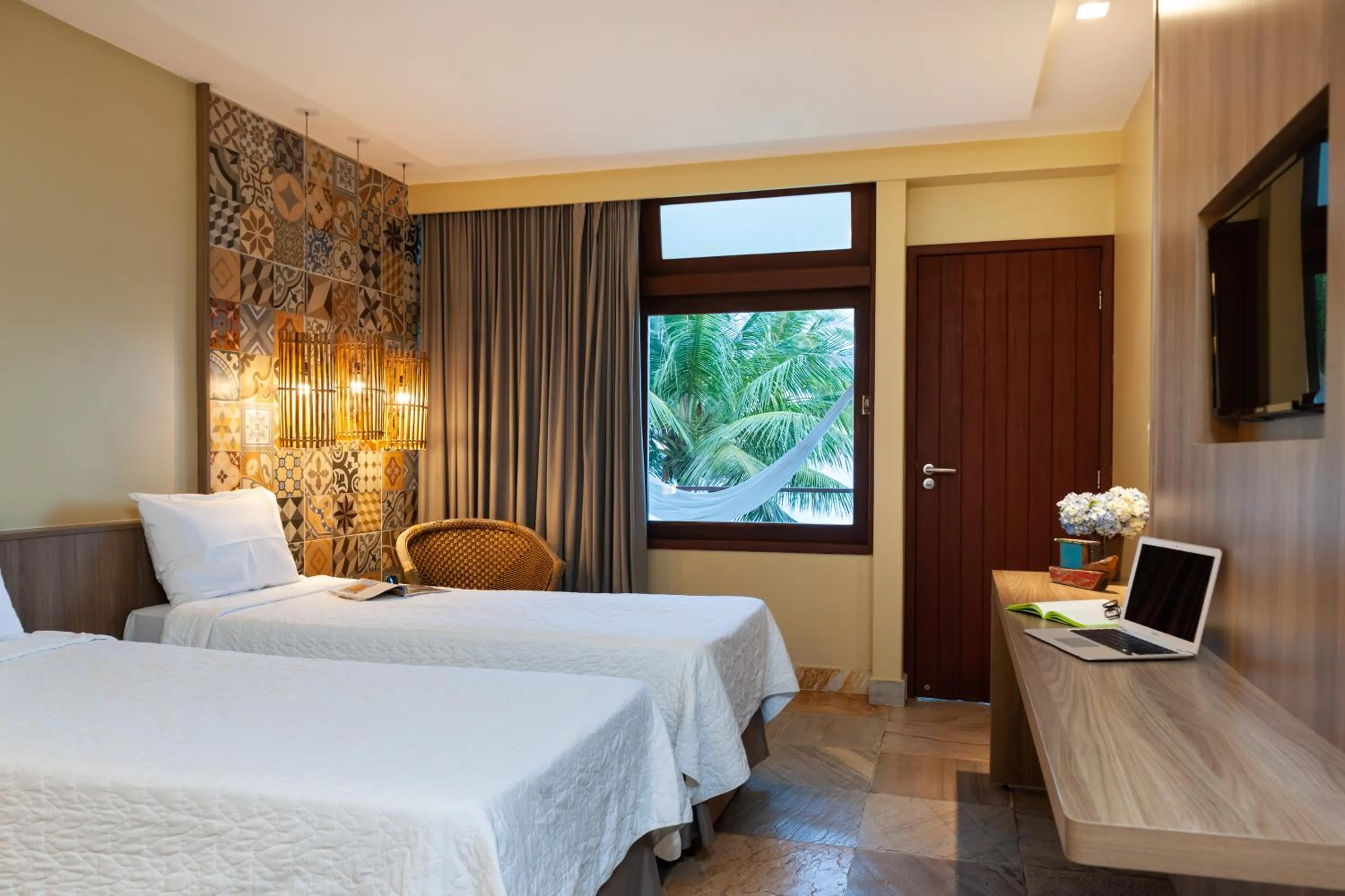 Bed in Hotel Pontal de Ubu