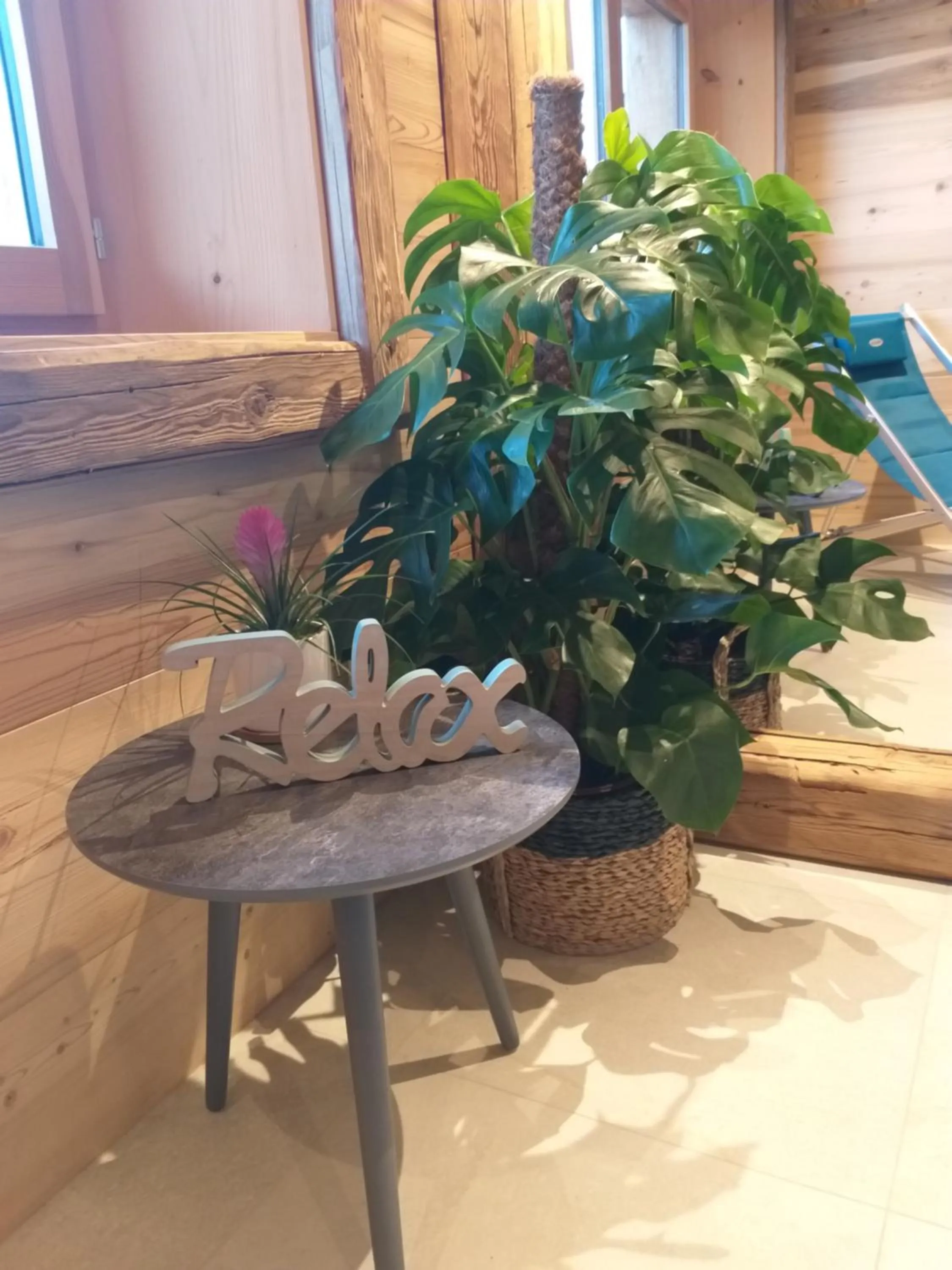 Solarium in La grange d'Aldaré Chambres d'hôtes