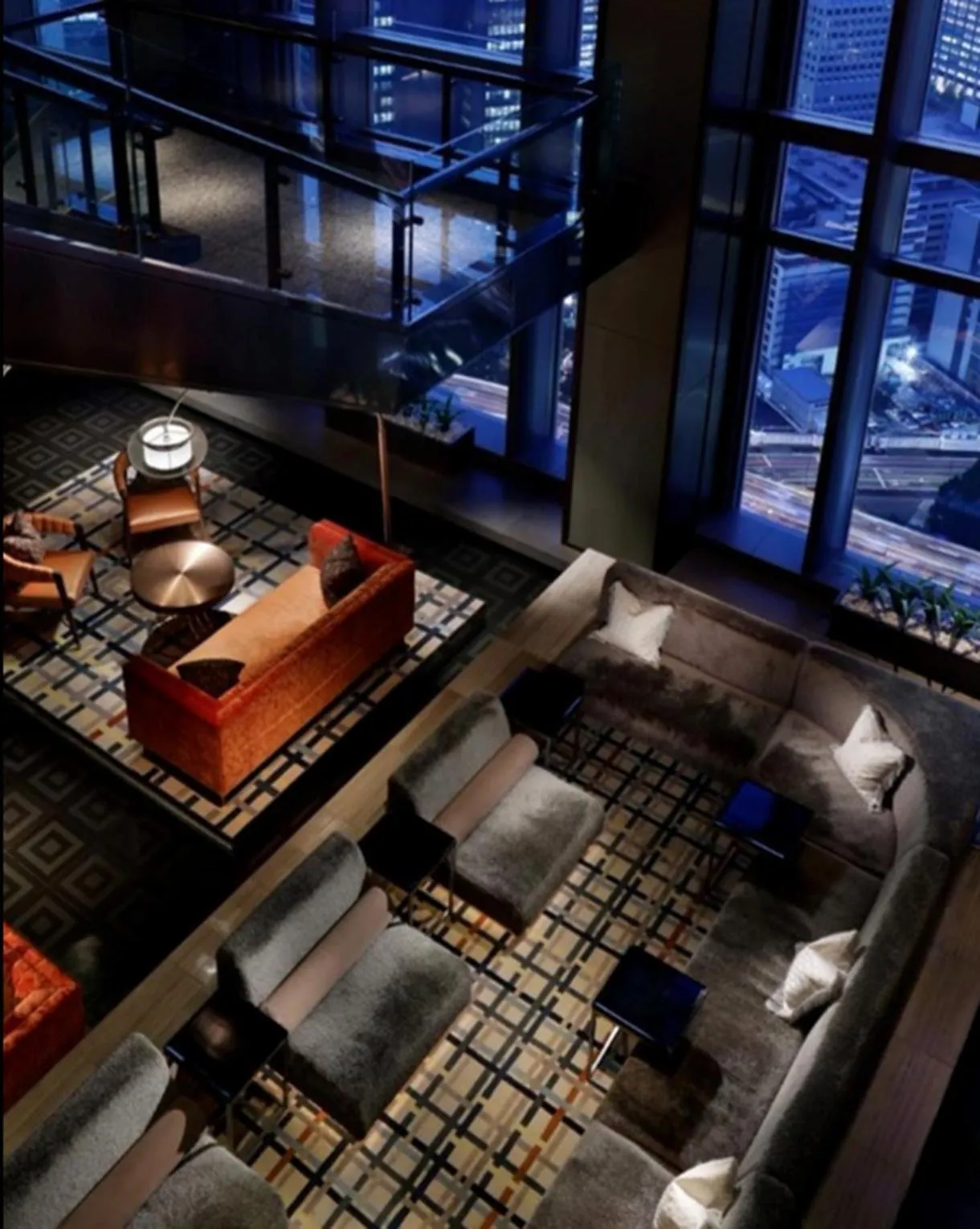 Lounge or bar, Bed in Mandarin Oriental, Tokyo