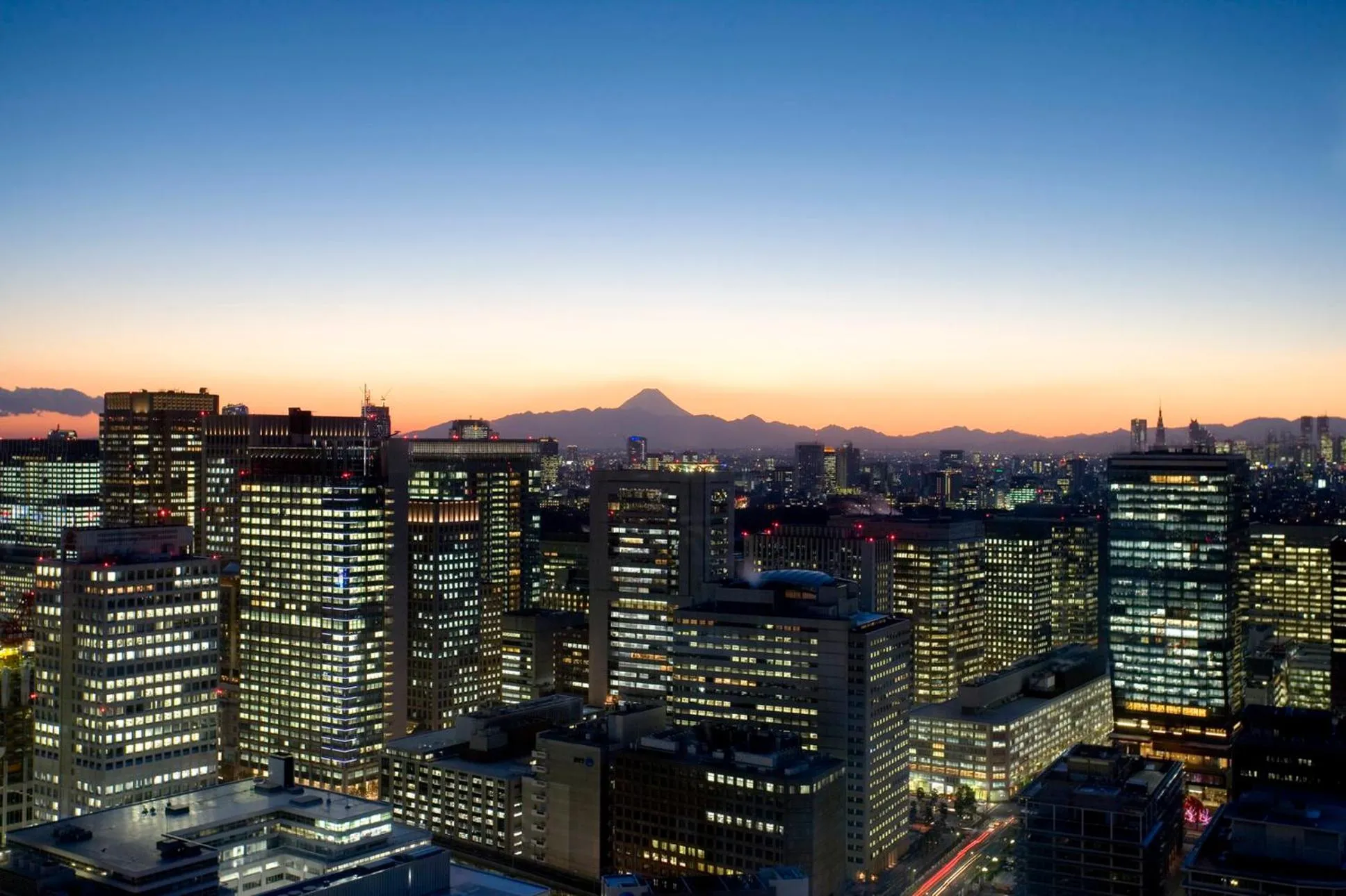 City view in Mandarin Oriental, Tokyo