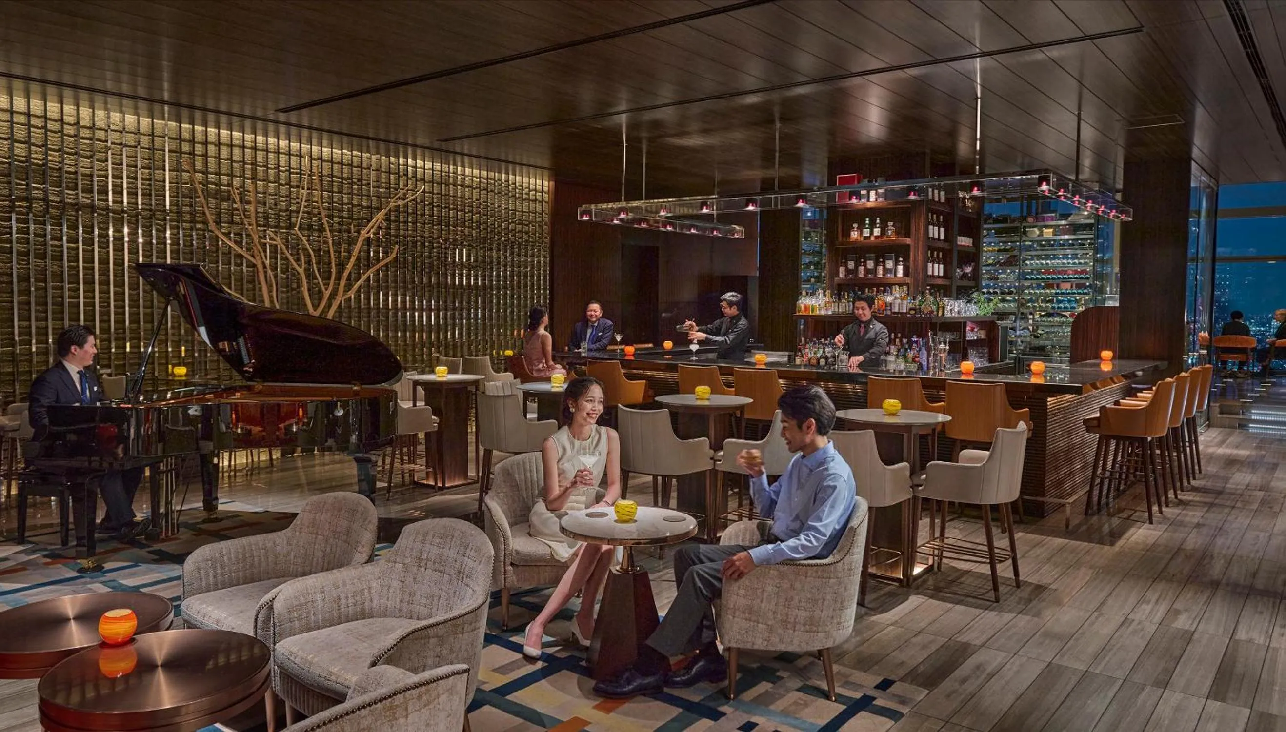 Lounge or bar in Mandarin Oriental, Tokyo
