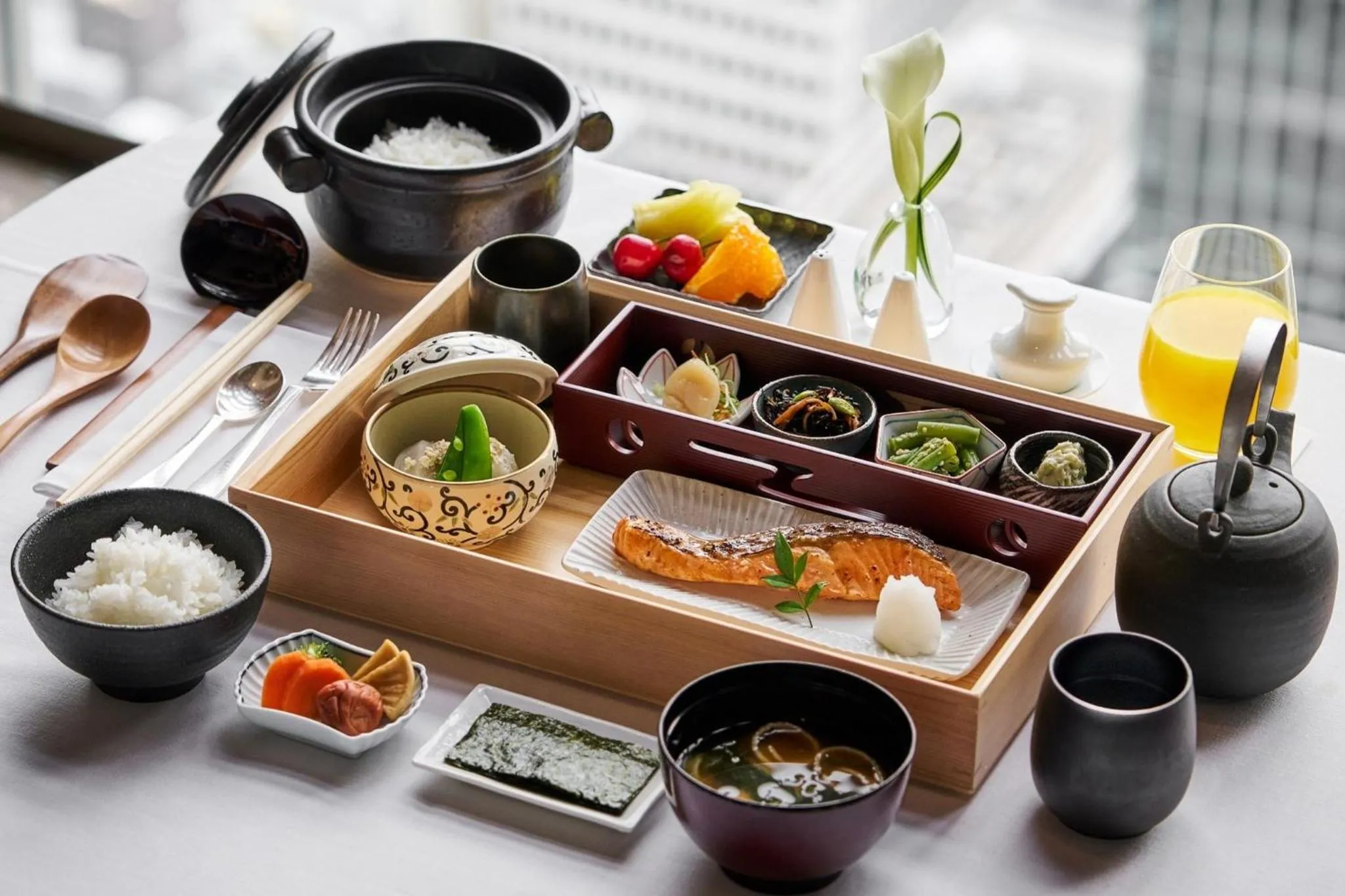 Breakfast in Mandarin Oriental, Tokyo