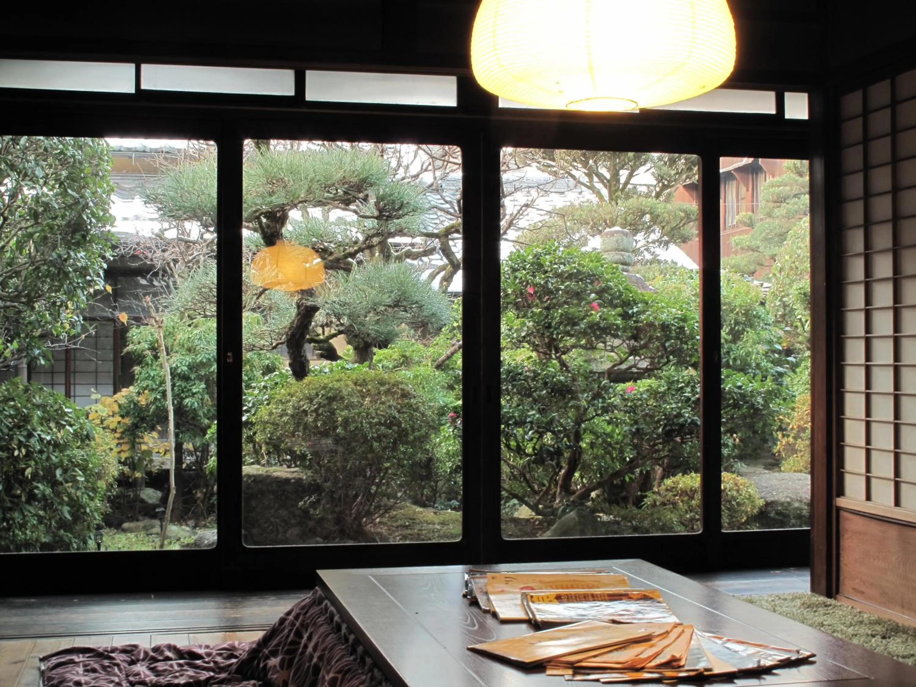 Garden view in Guesthouse Nara Backpackers