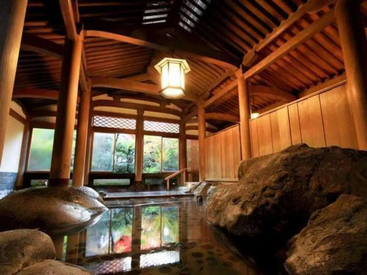 Hot Spring Bath in Arai Ryokan