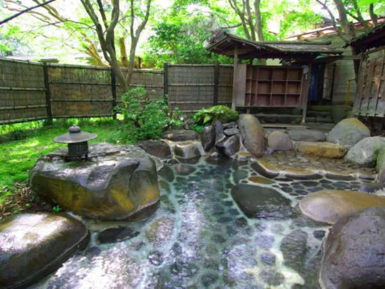 Open Air Bath in Arai Ryokan