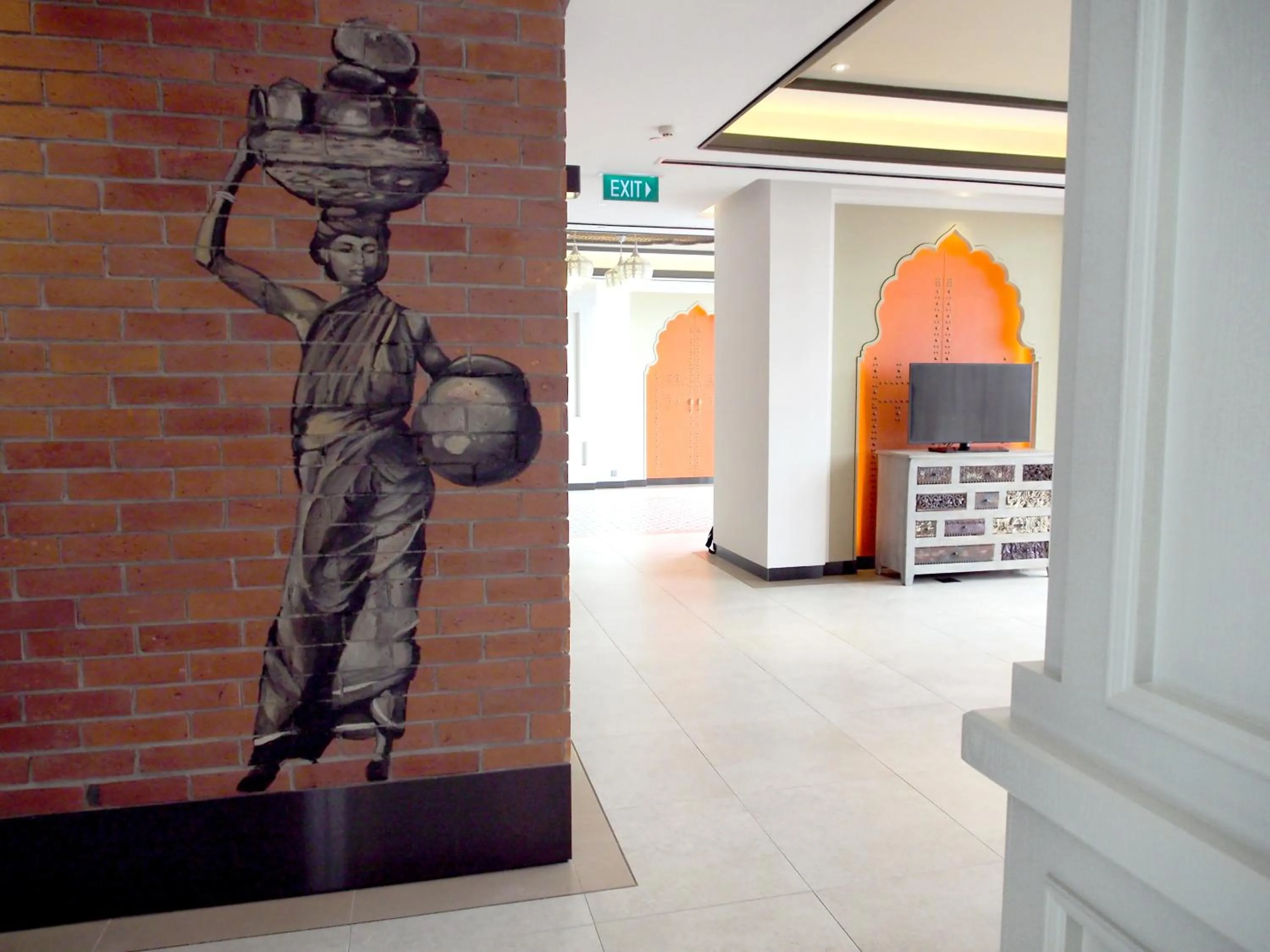 Lobby or reception in Aqueen Heritage Hotel Little India