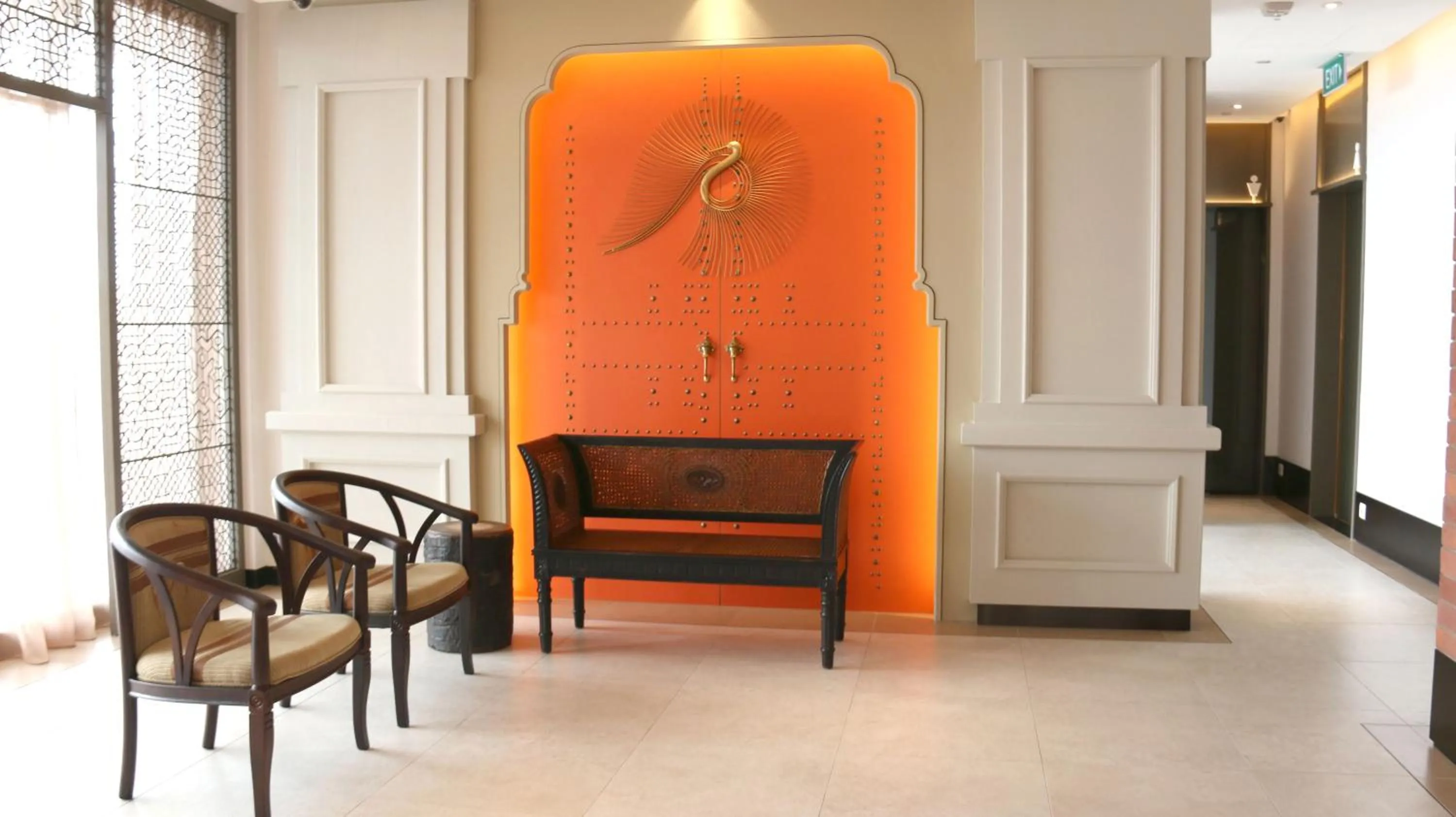 Lobby or reception in Aqueen Heritage Hotel Little India