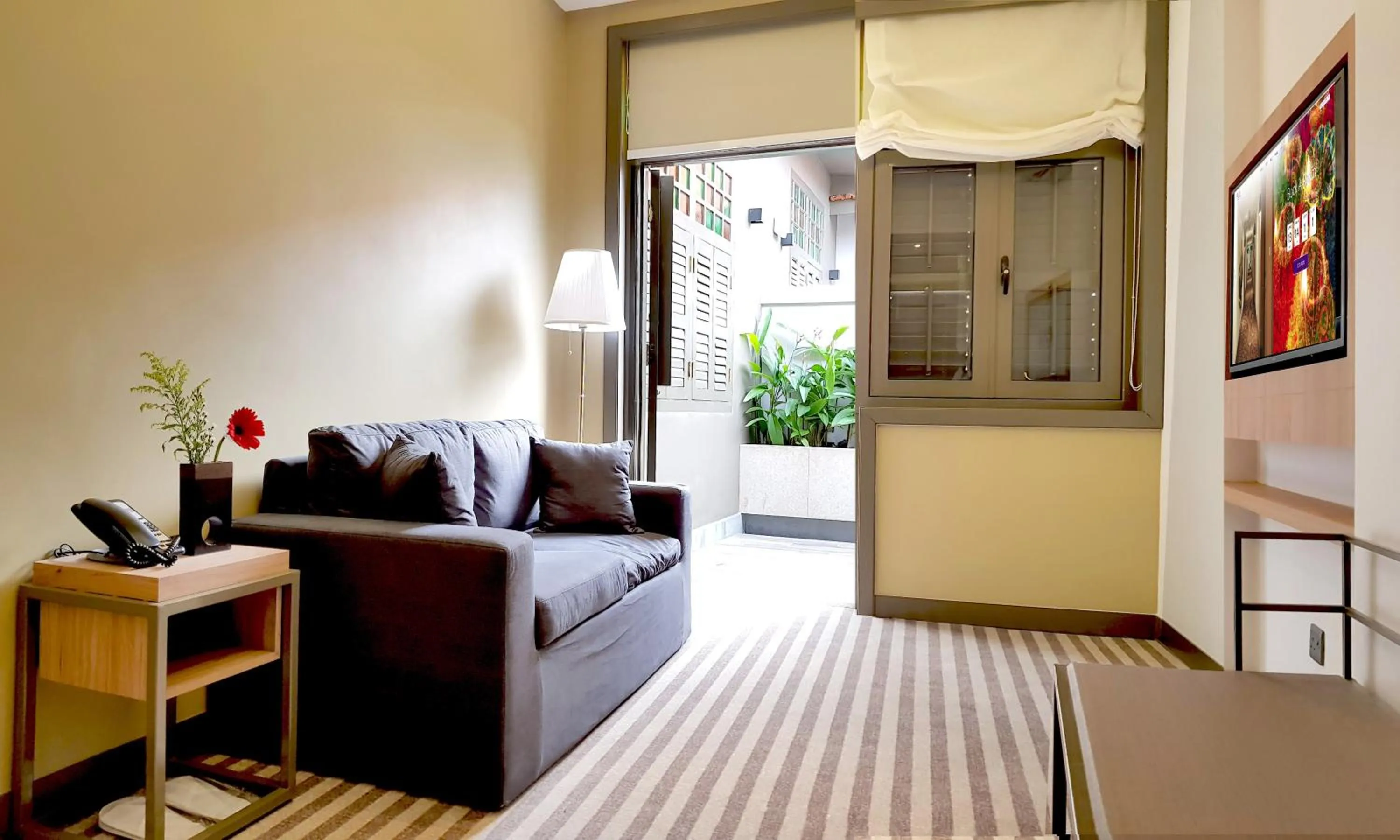 Living room in Aqueen Heritage Hotel Little India