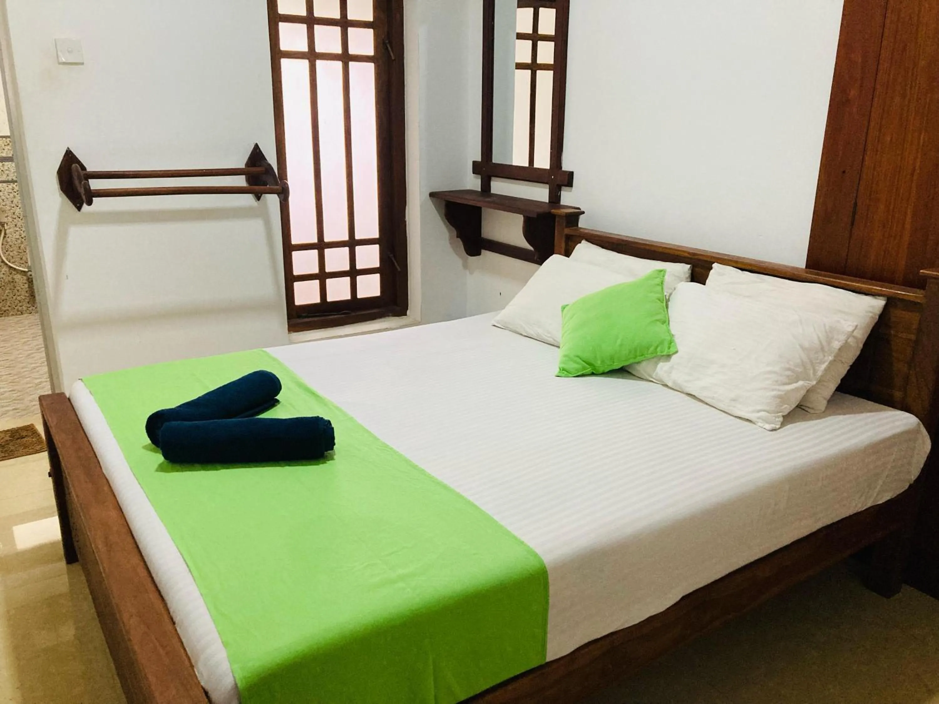 Bed in Leonine Villa Yala