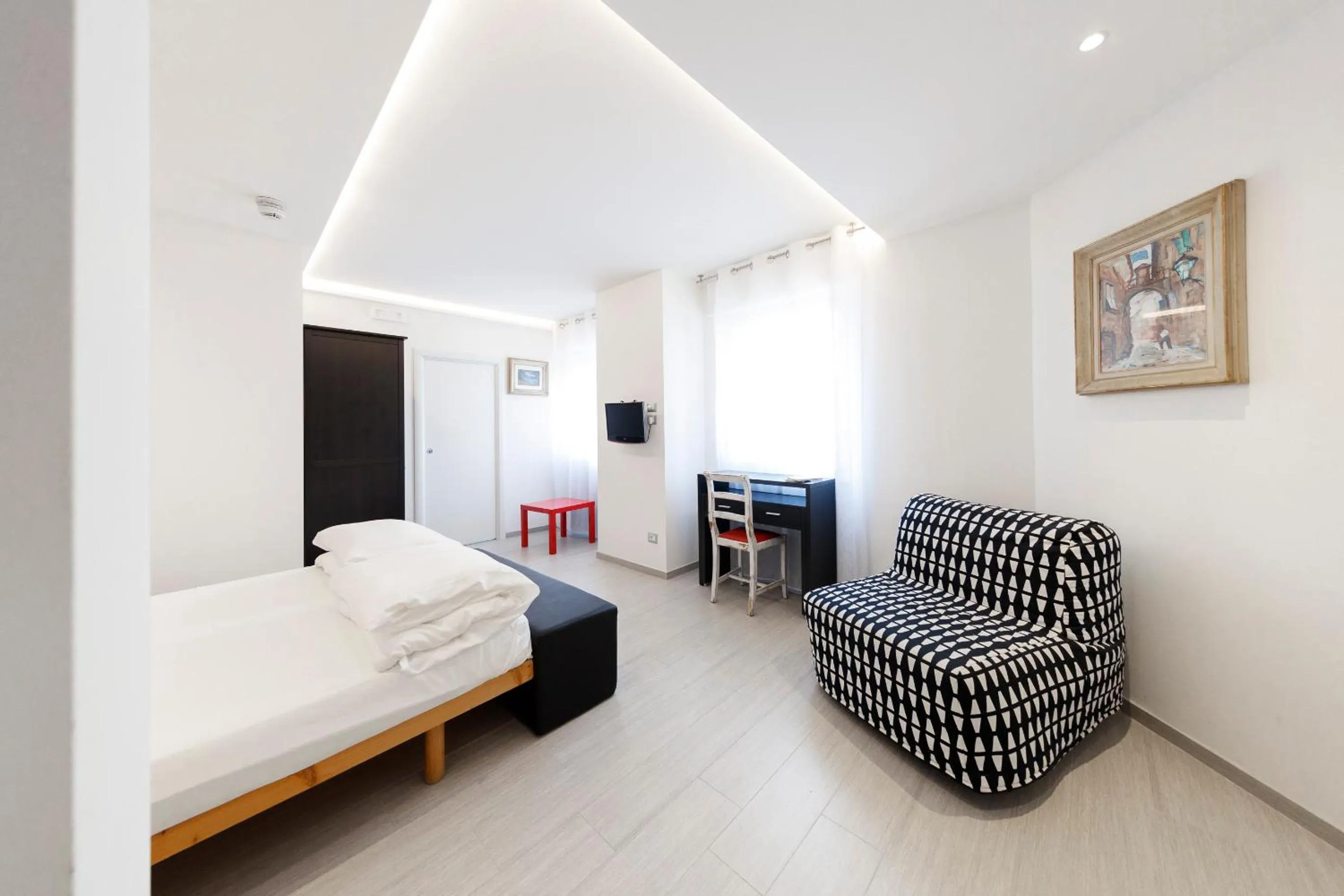 Living room, Bed in Hotel Sole Holiday