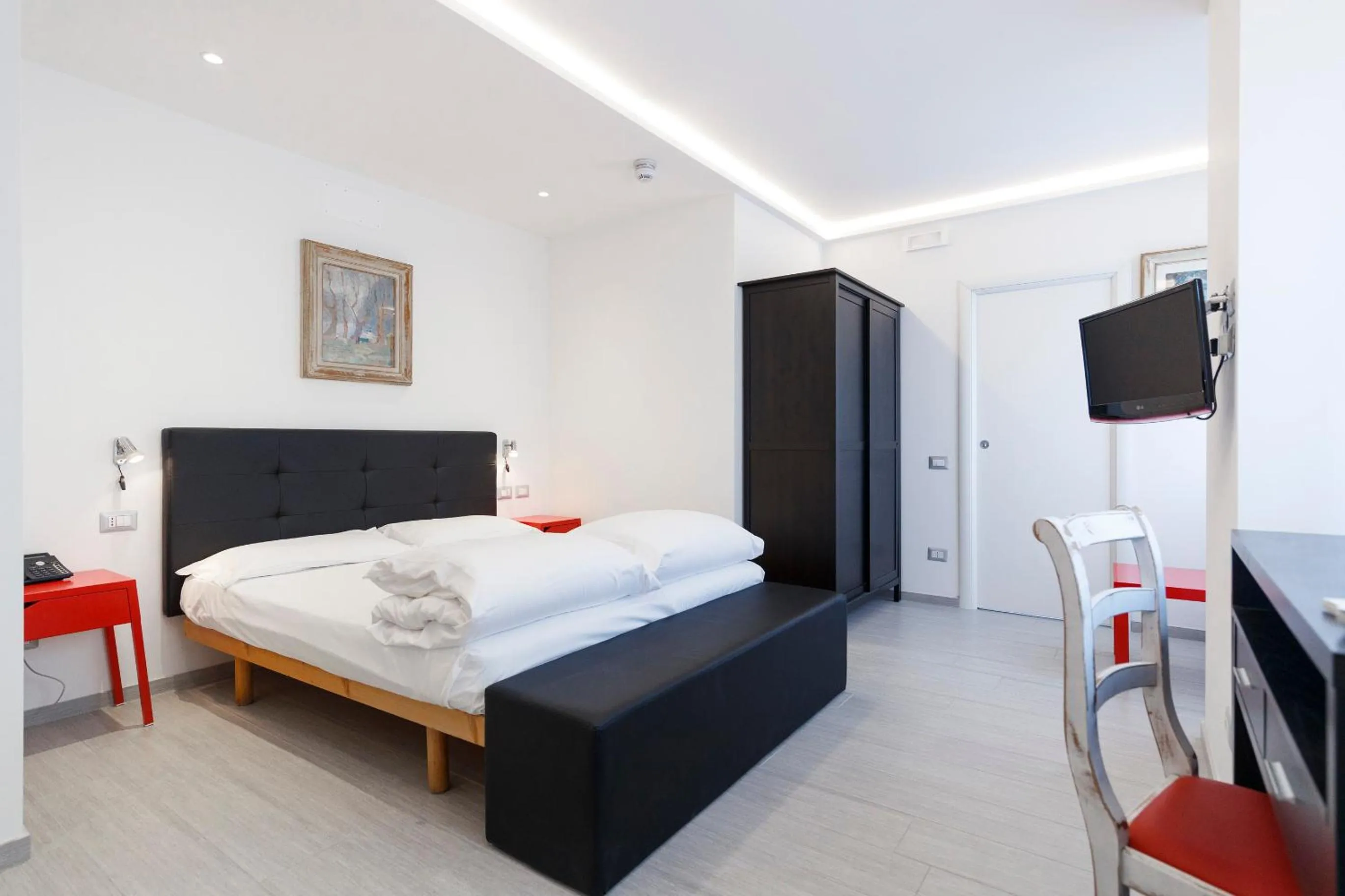 Living room, Bed in Hotel Sole Holiday