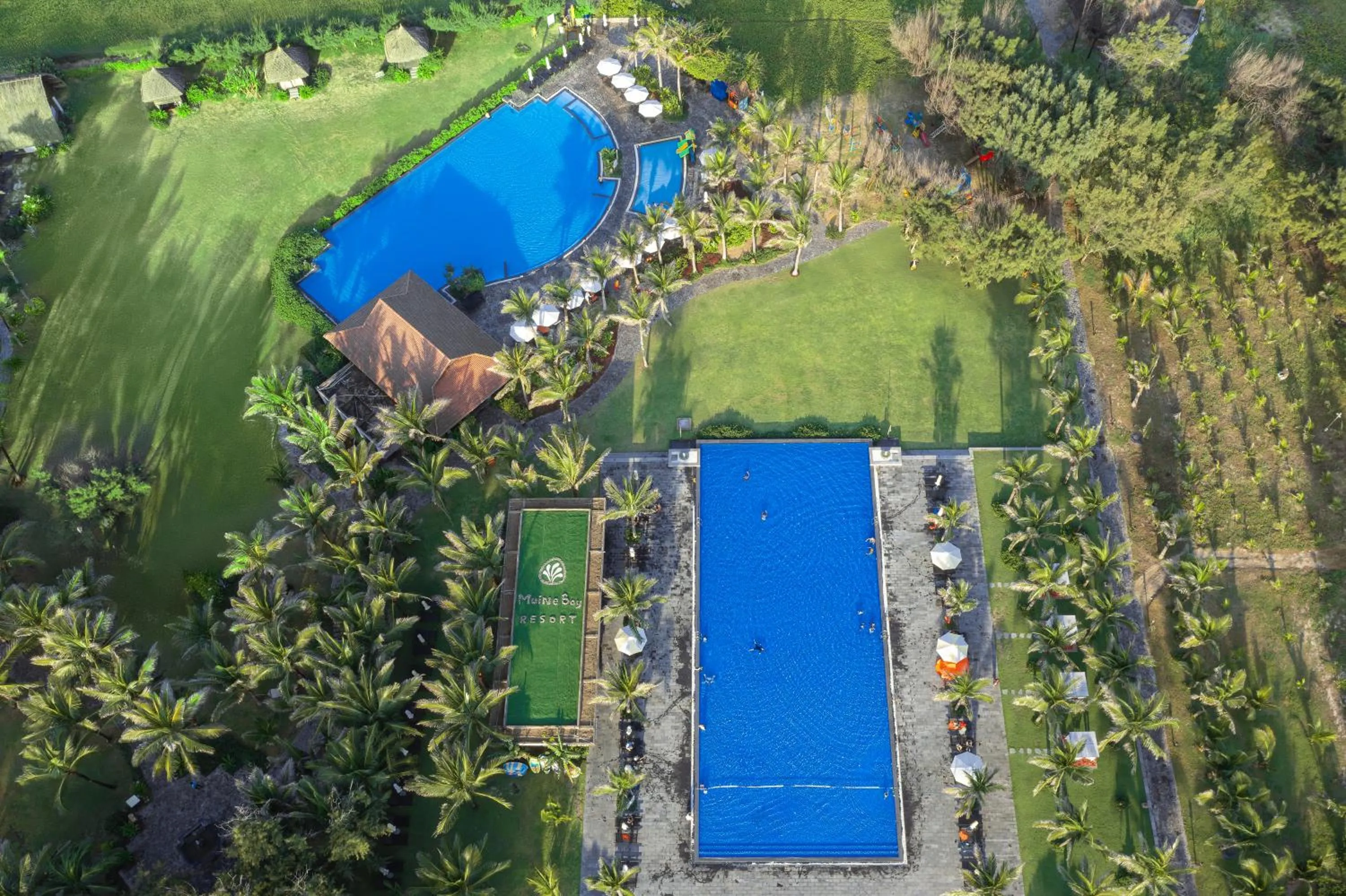 Pool view in Muine Bay Resort