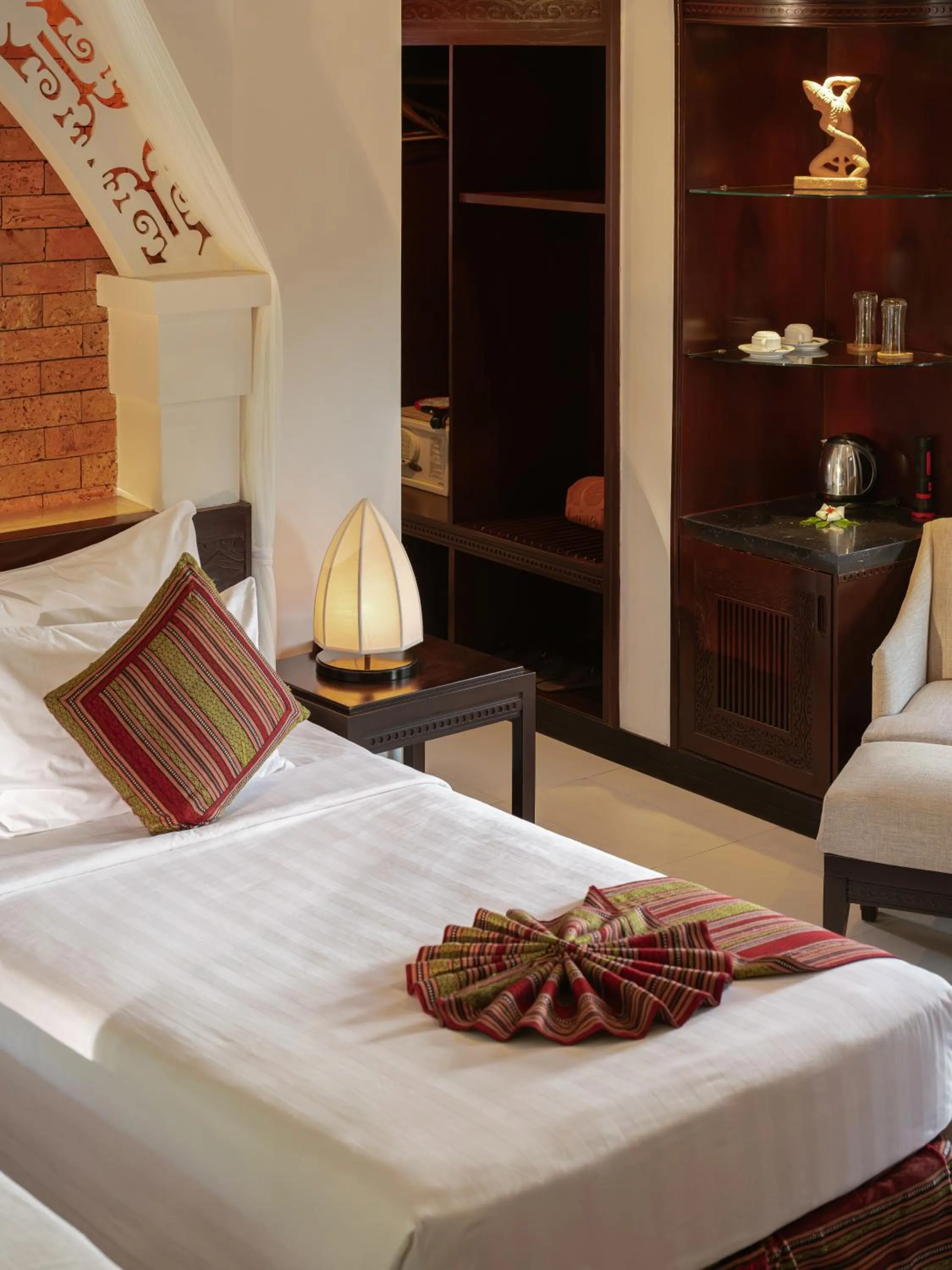 Decorative detail, Bed in Muine Bay Resort