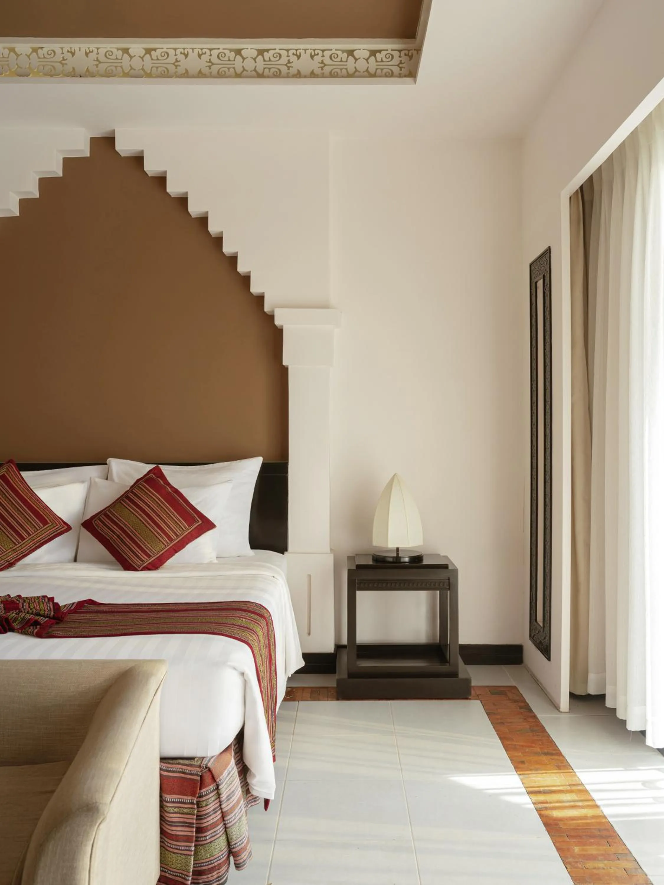 Bed in Muine Bay Resort