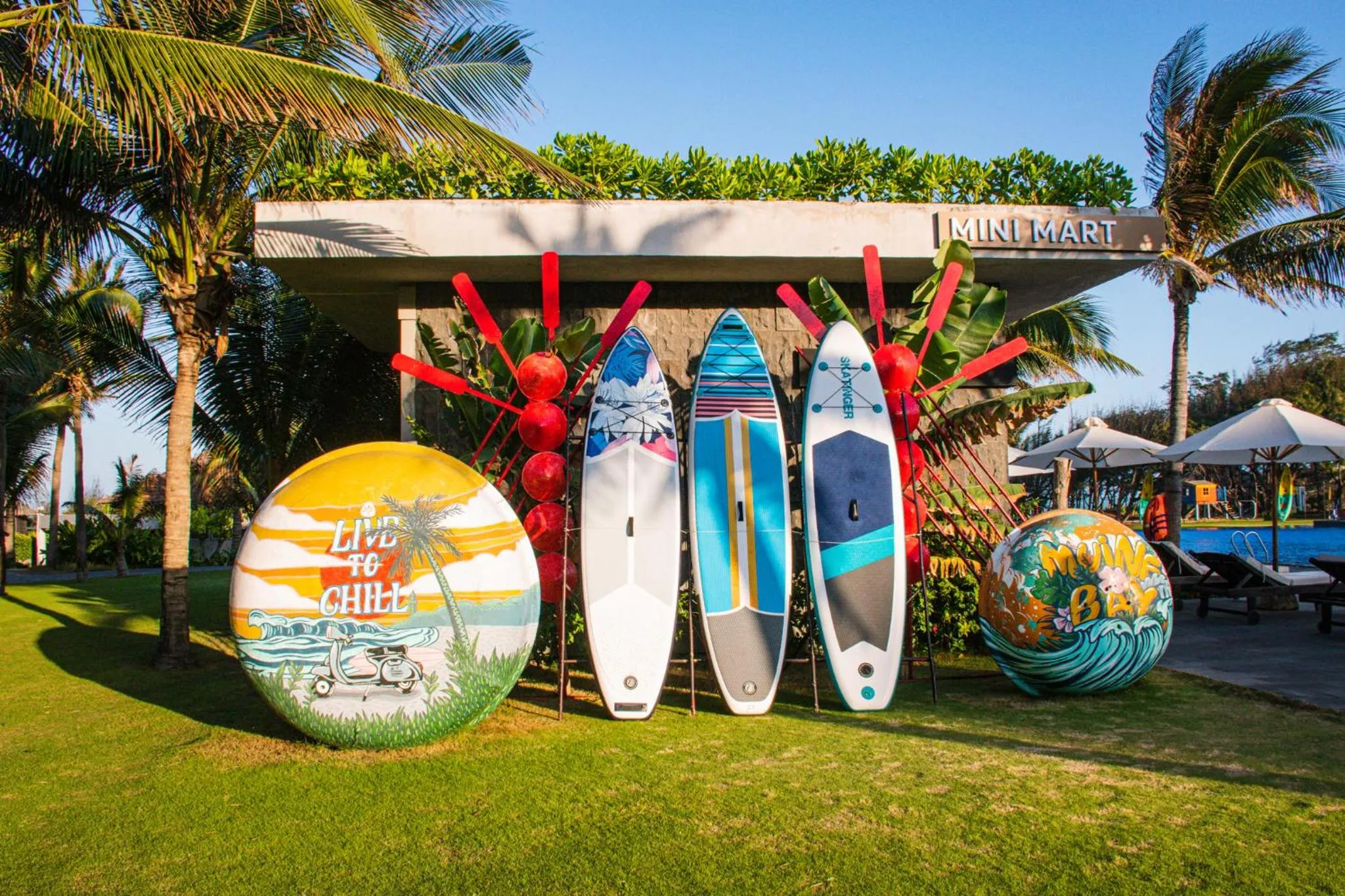 Decorative detail in Muine Bay Resort