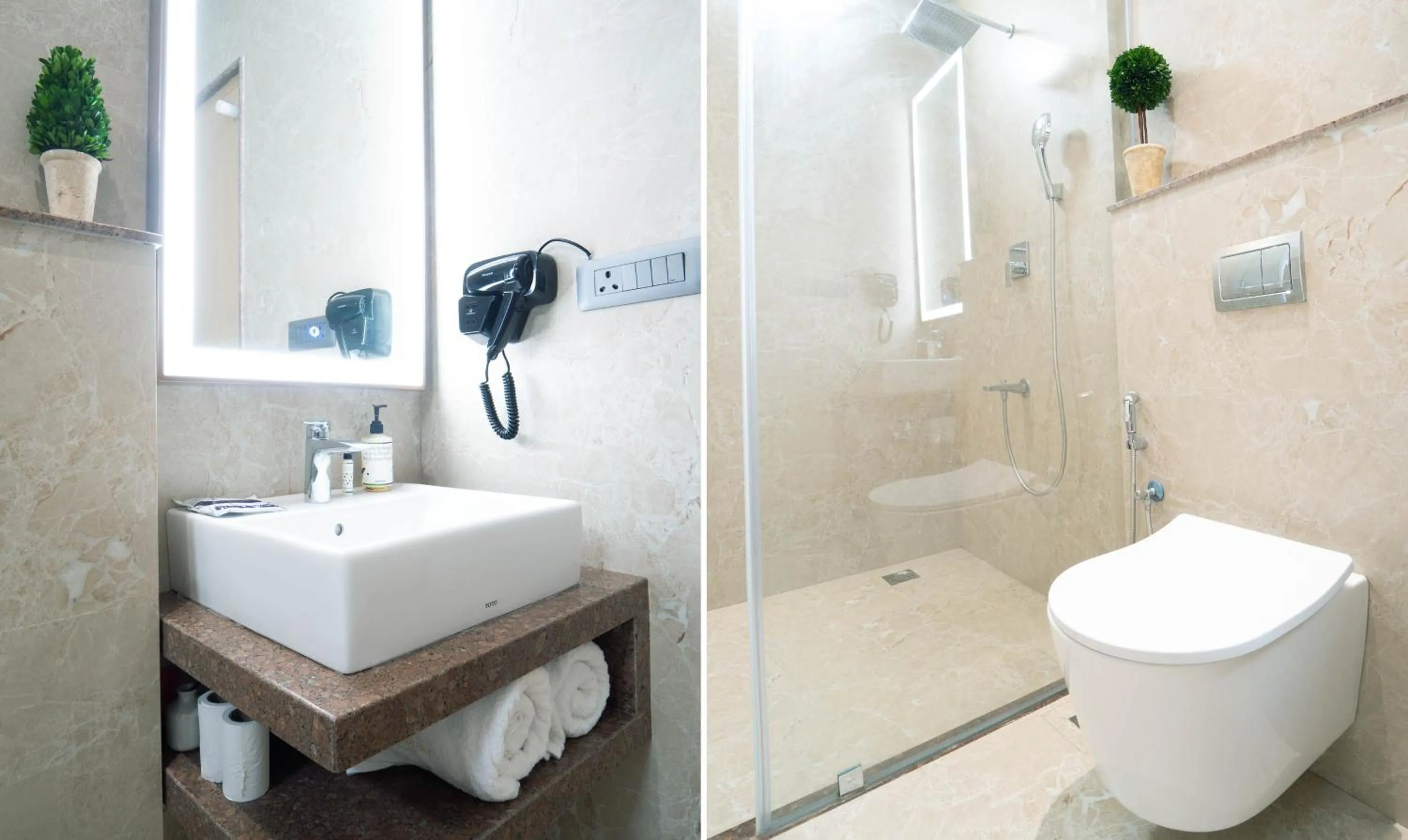 Bathroom in Treebo Kingsbury Fiesta Vellore