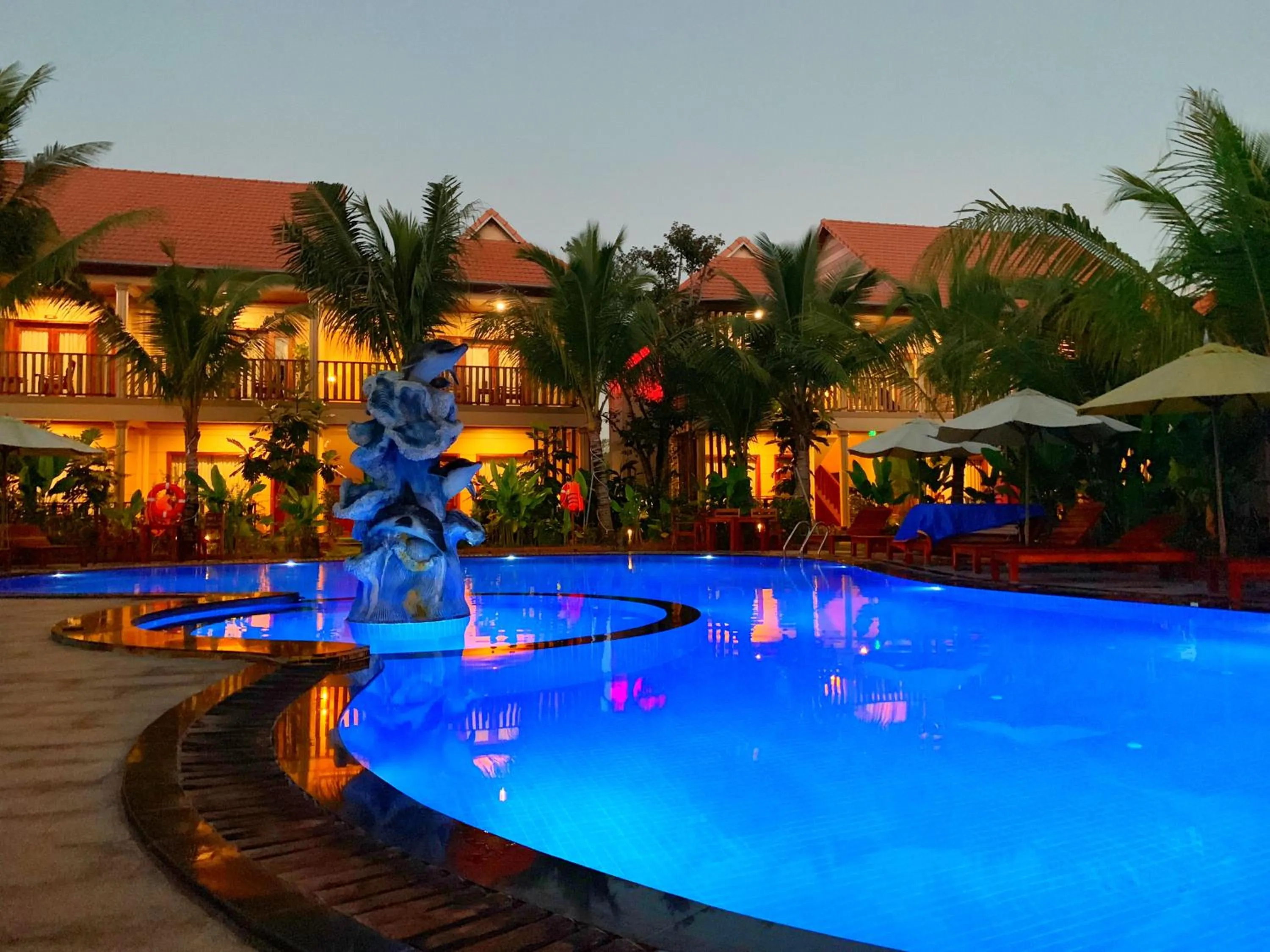 Pool view in Golden Topaz Phu Quoc Resort