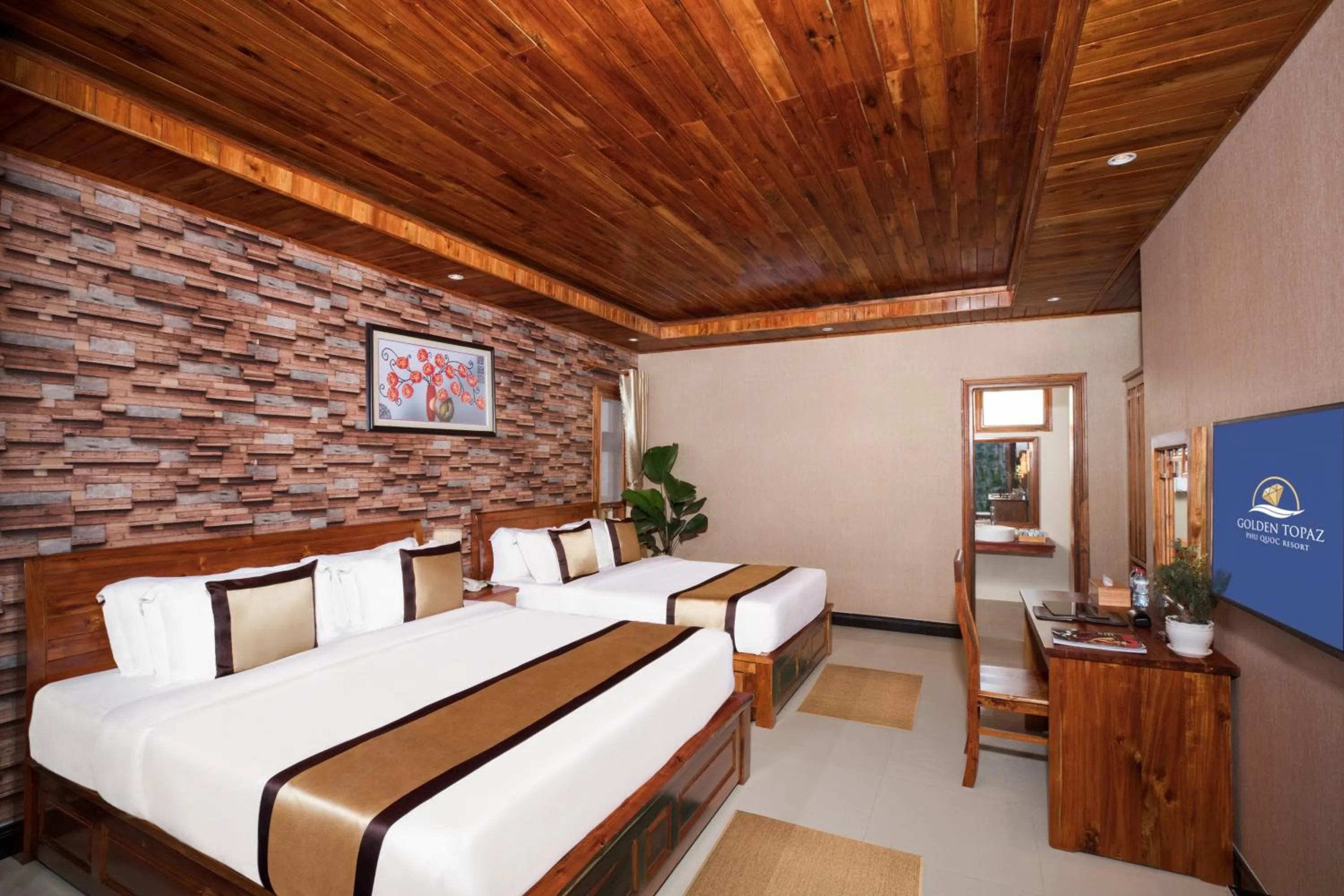 Photo of the whole room, Bed in Golden Topaz Phu Quoc Resort
