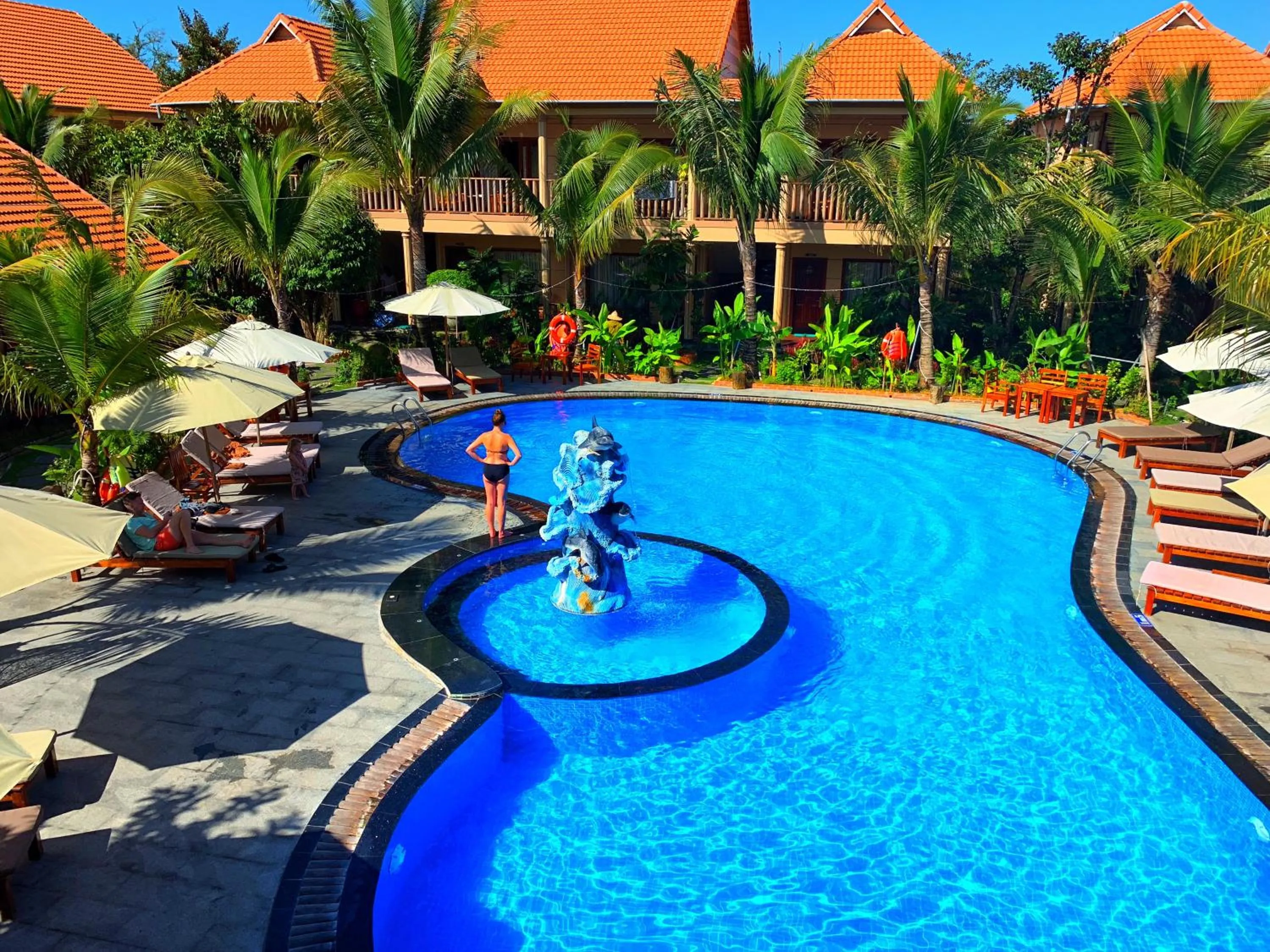 Pool view in Golden Topaz Phu Quoc Resort