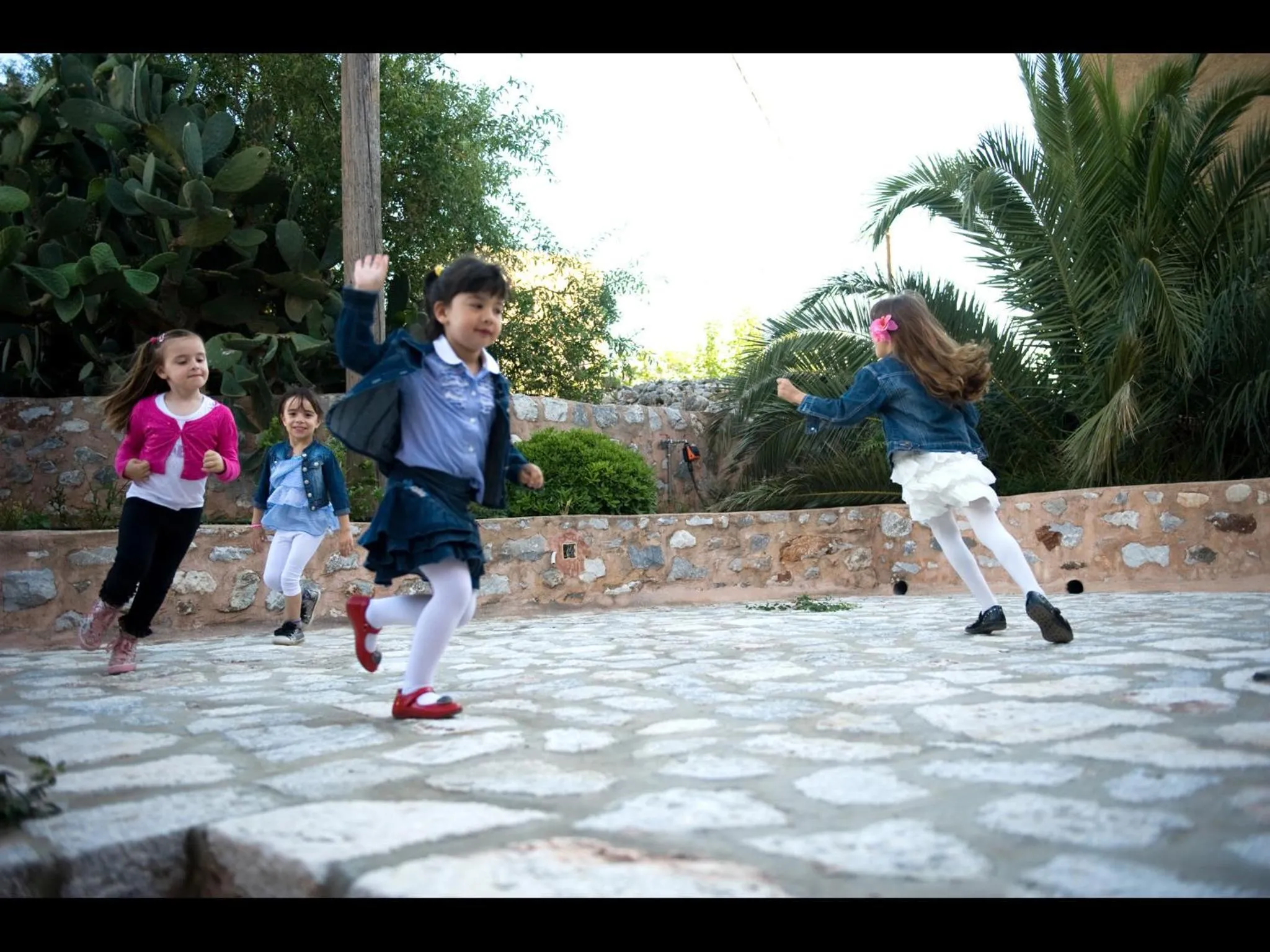 People in Arapakis Historic Castle
