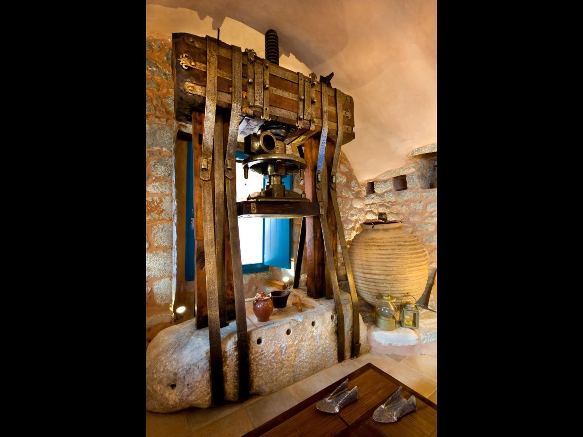 Decorative detail in Arapakis Historic Castle