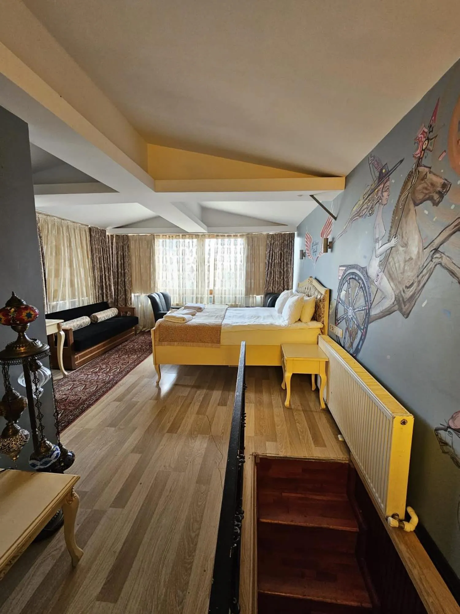 Bed in Optimist Hotel