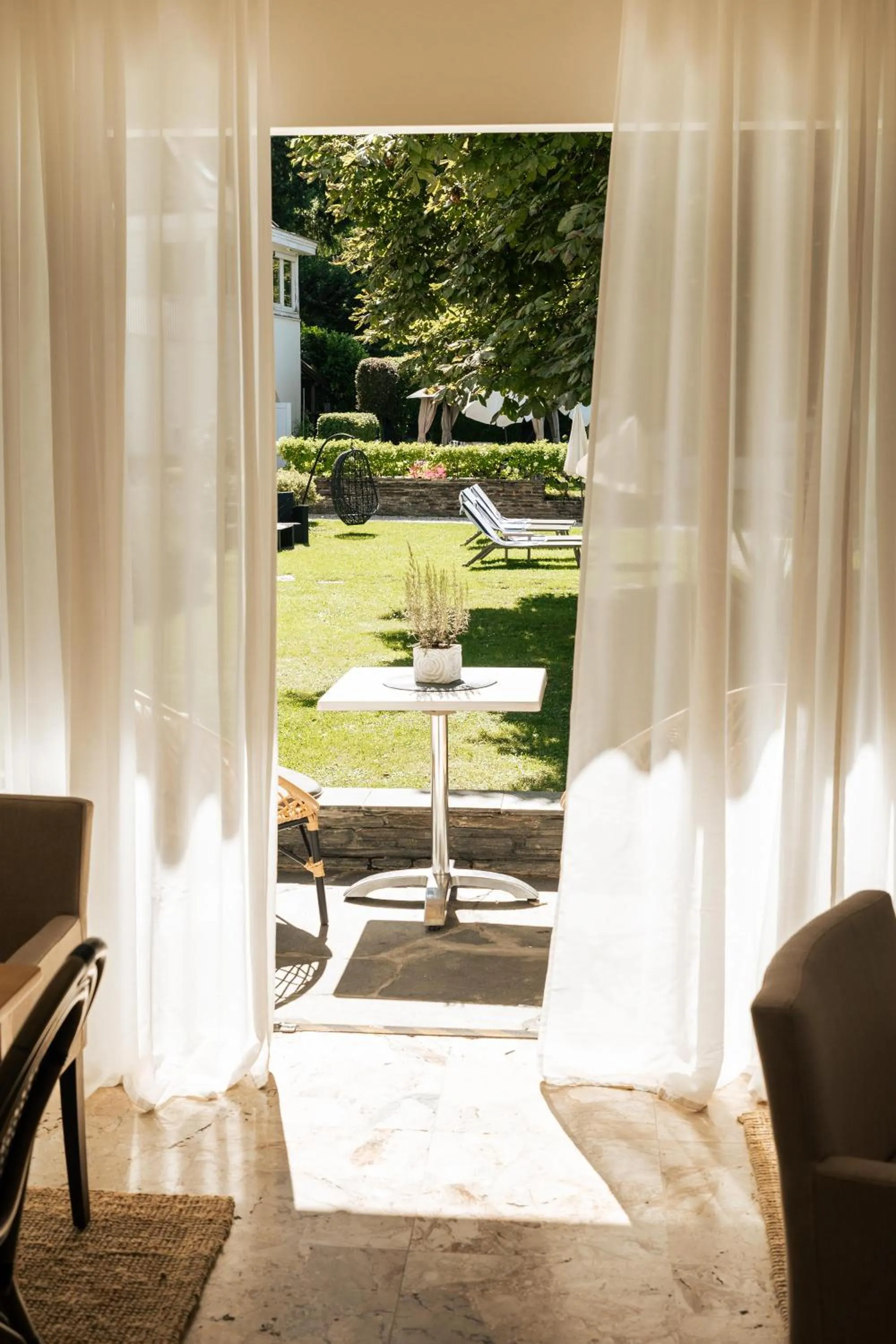 Garden view in Strandhotel Kärntnerhof