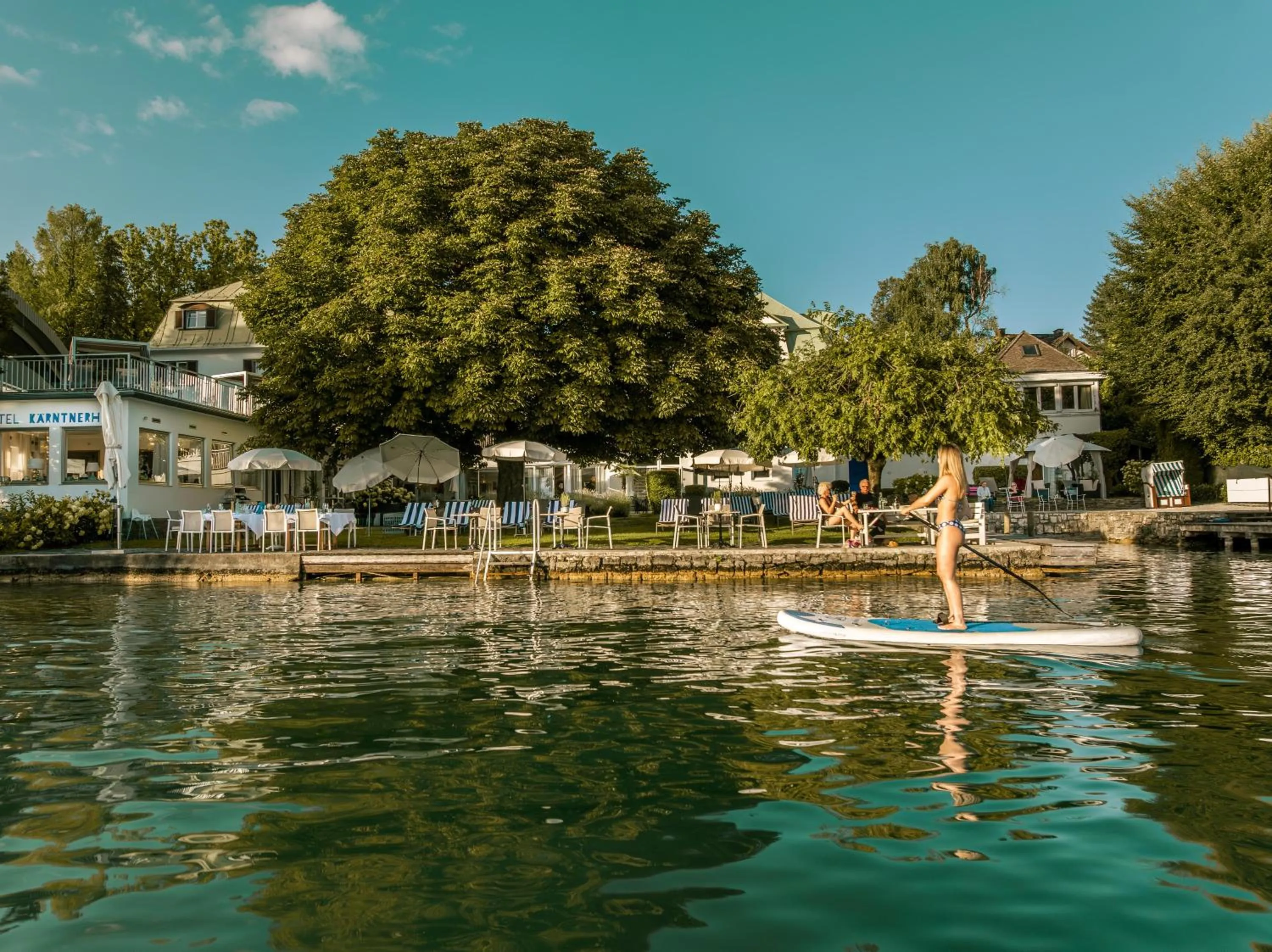 Beach in Strandhotel Kärntnerhof