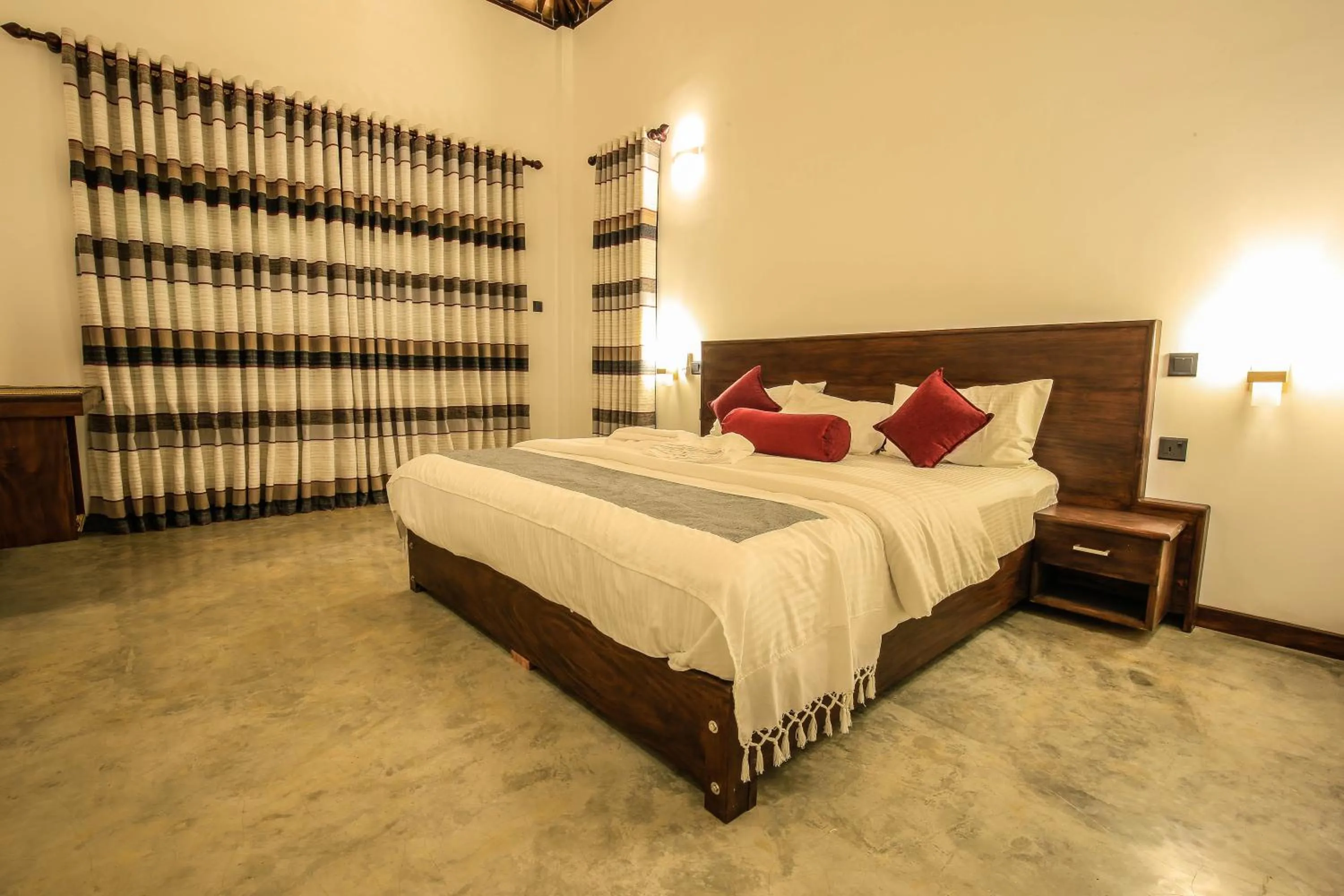 Bed in Amazing Villa