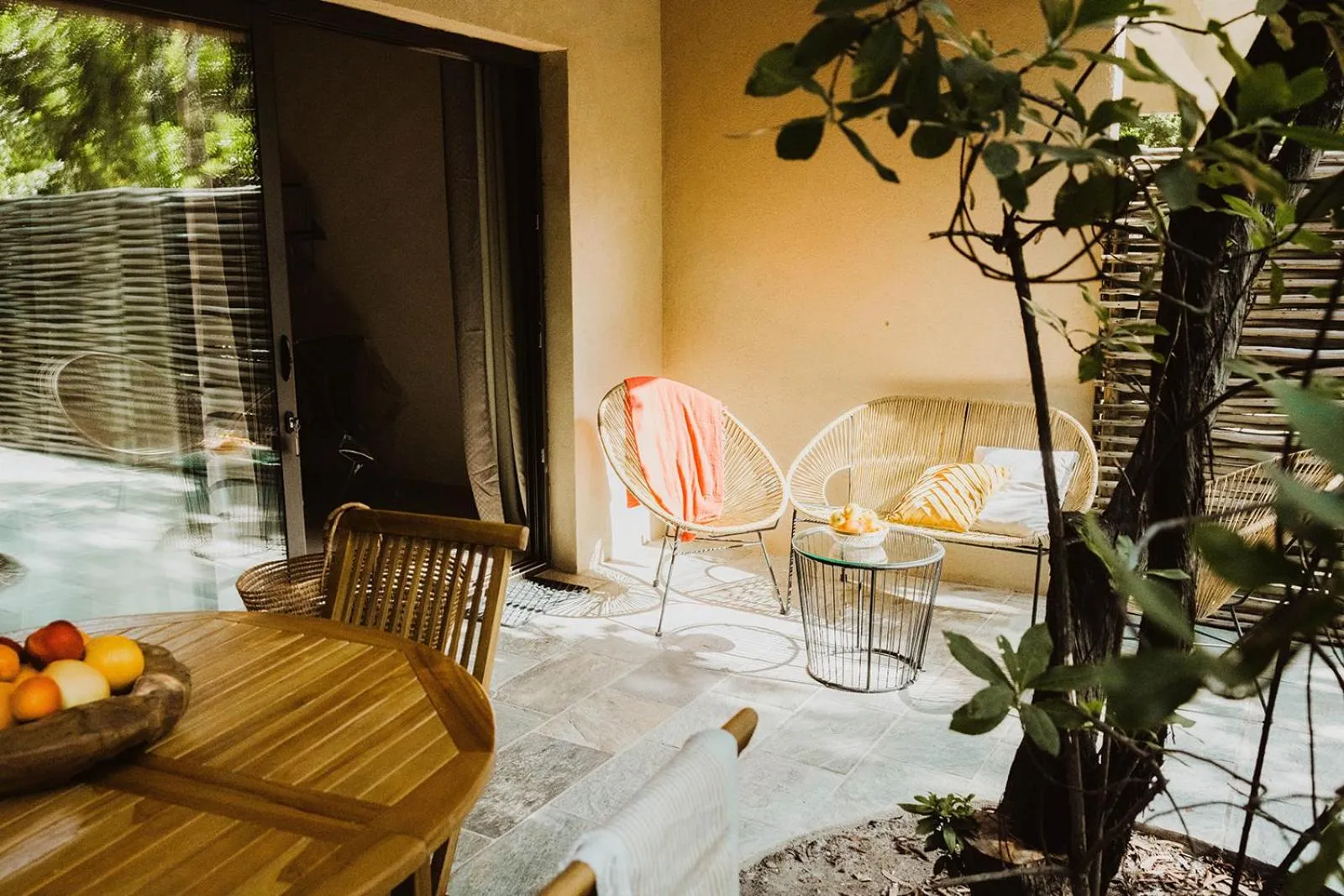 Patio in BAGHEERA Village Naturiste