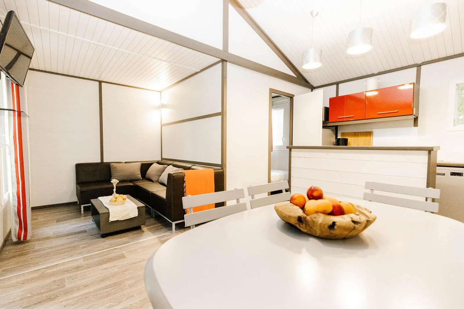 Kitchen or kitchenette in BAGHEERA Village Naturiste