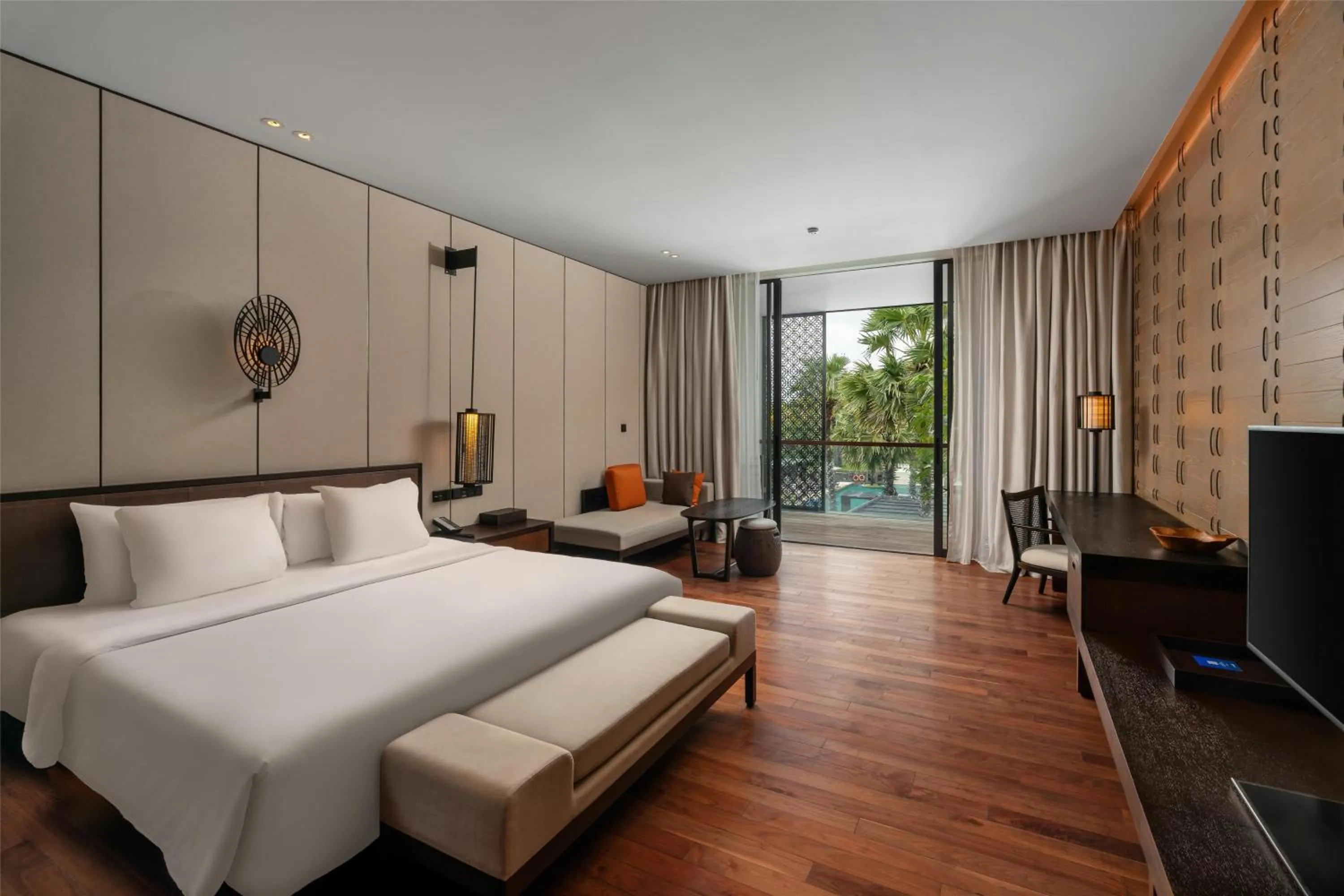 Bedroom, Bed in Radisson Blu Bali Uluwatu