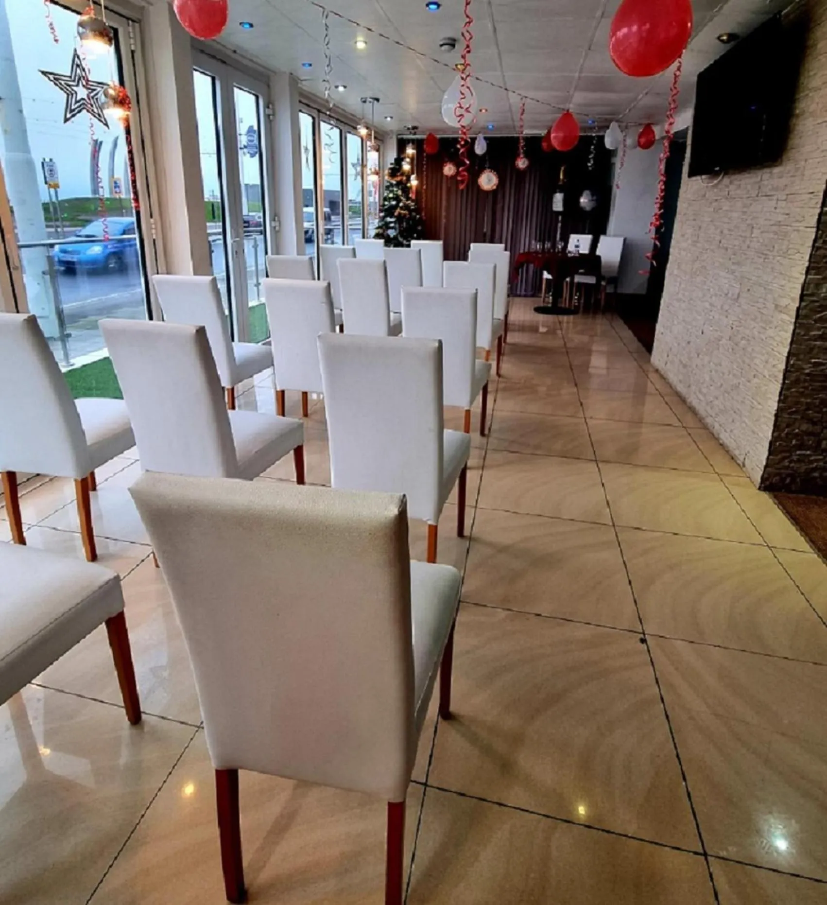 Dining area in The Royal Windsor Hotel